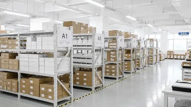 Warehouse and shipping area