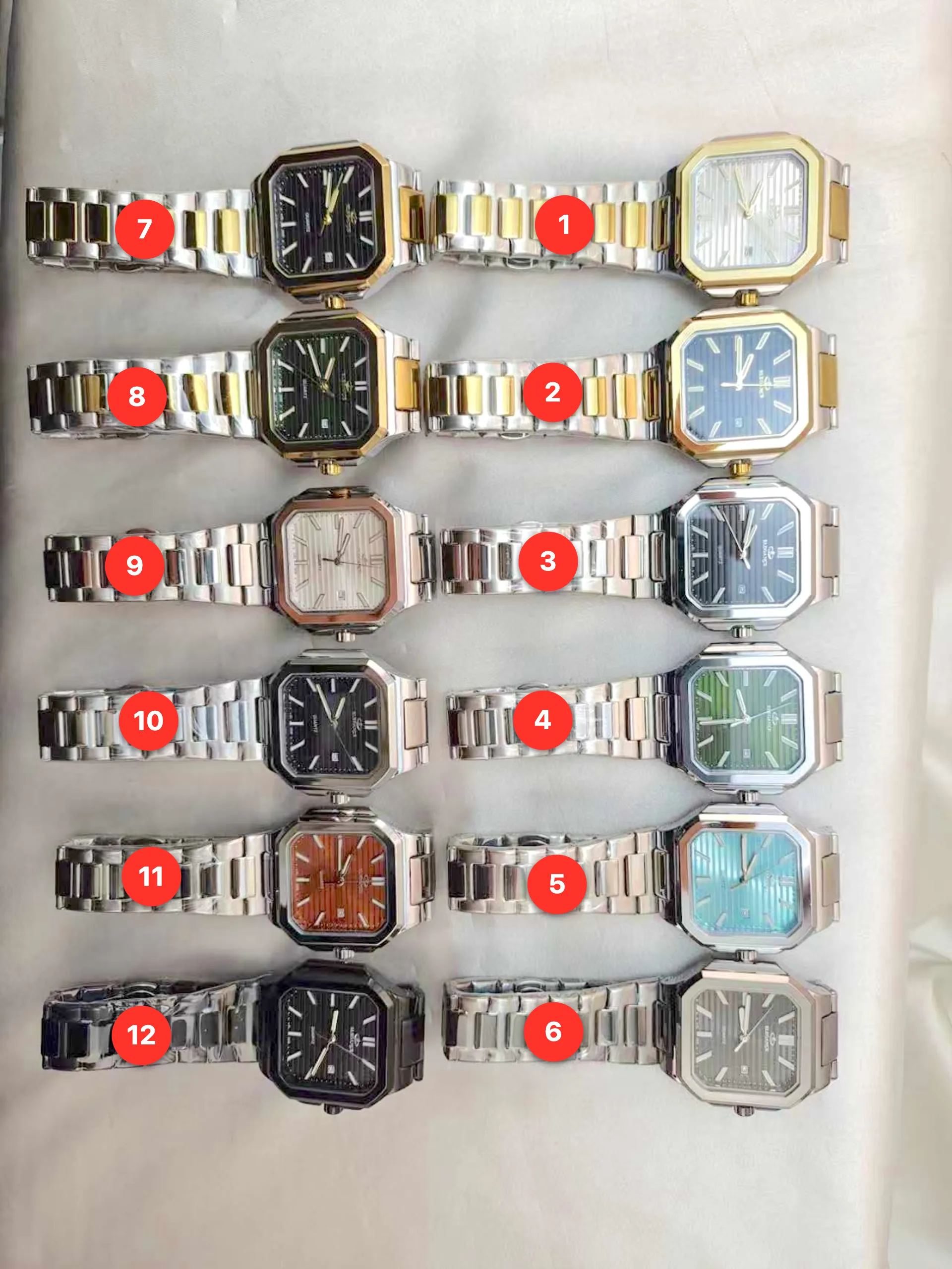 Men's stainless steel quartz watches available for wholesale model 1