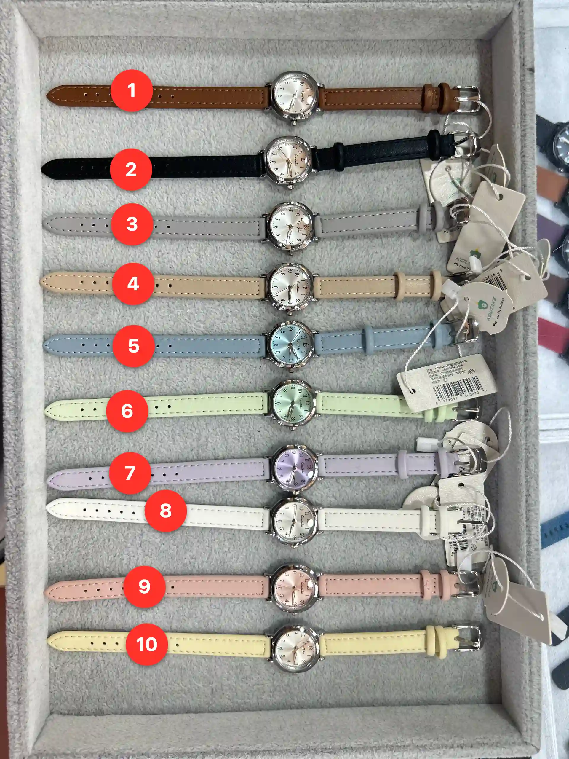 Women's leather quartz watches available for wholesale model 1