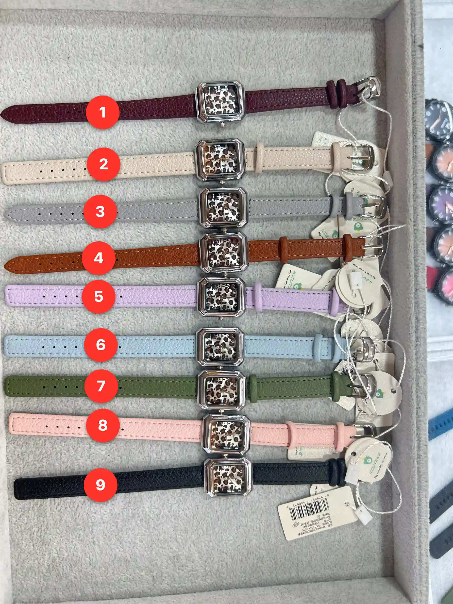 Women's leather quartz watches available for wholesale model 1