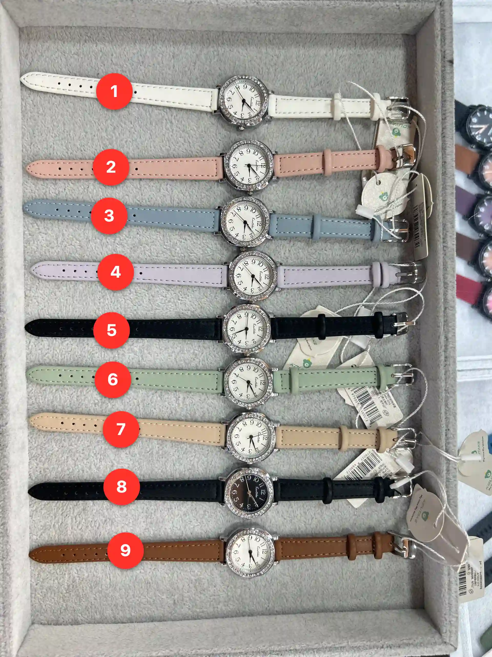 Women's leather quartz watches available for wholesale model 1