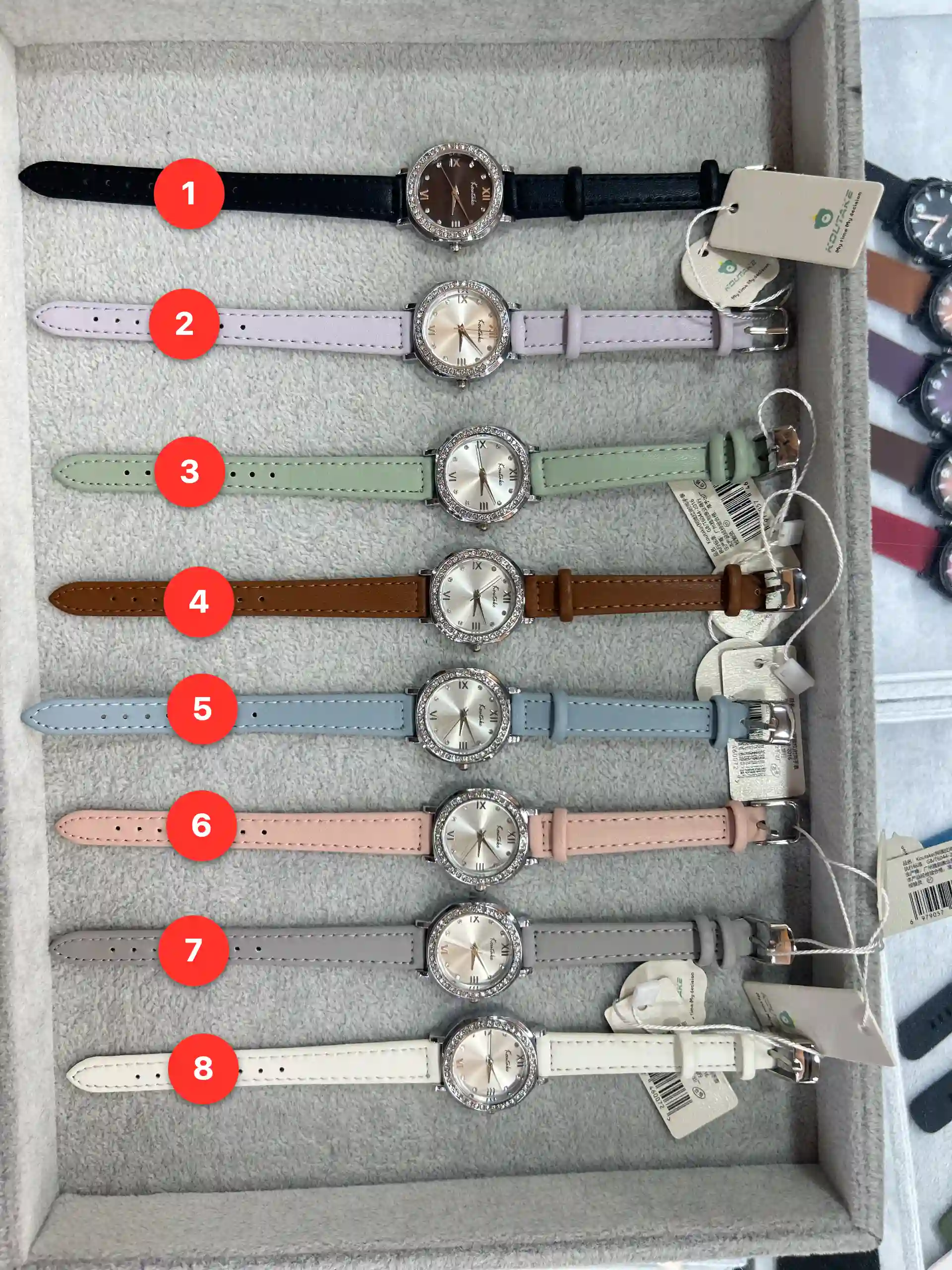 Women's leather quartz watches available for wholesale model 1