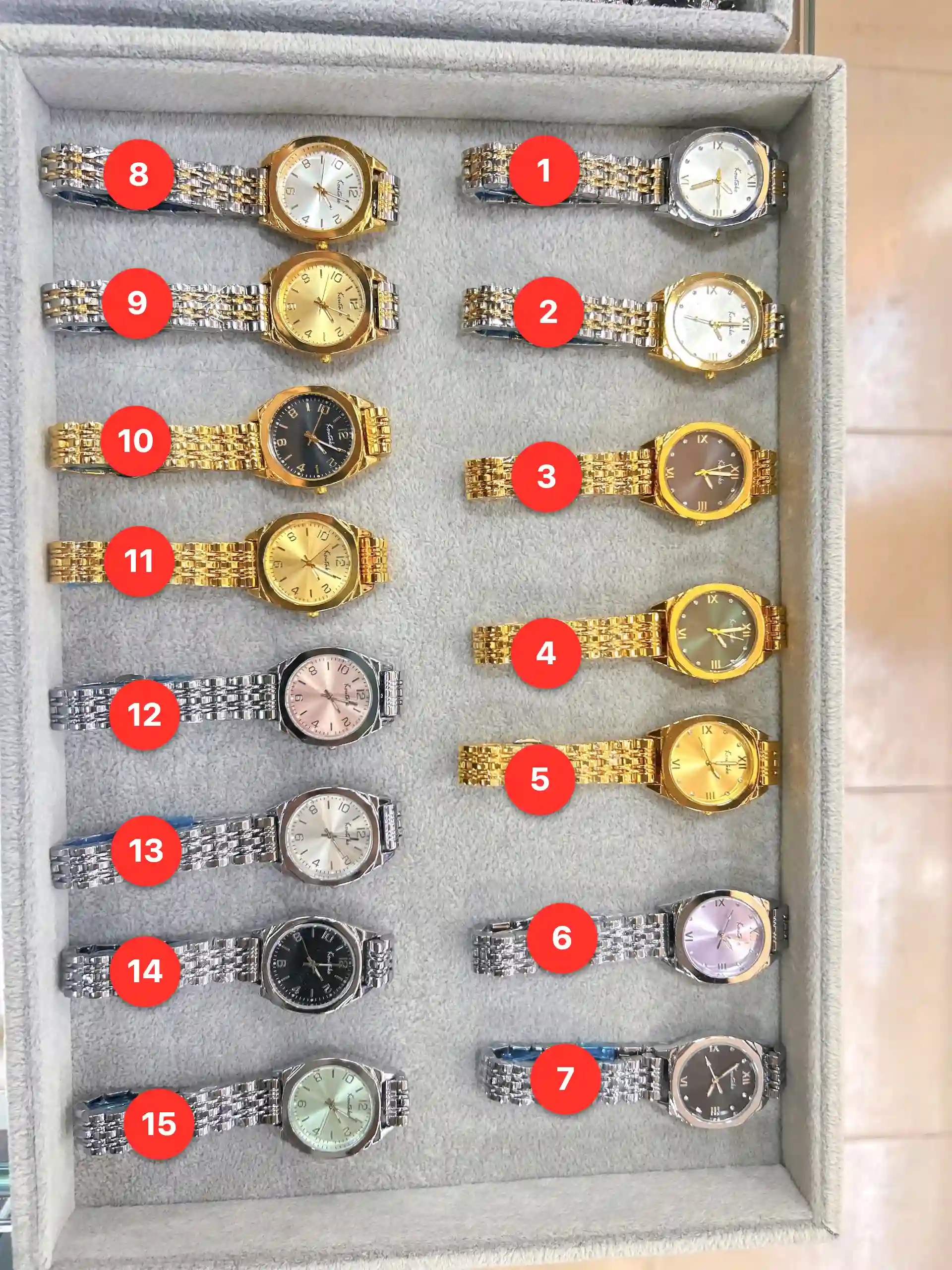 Women's stainless steel quartz watches available for wholesale model 1