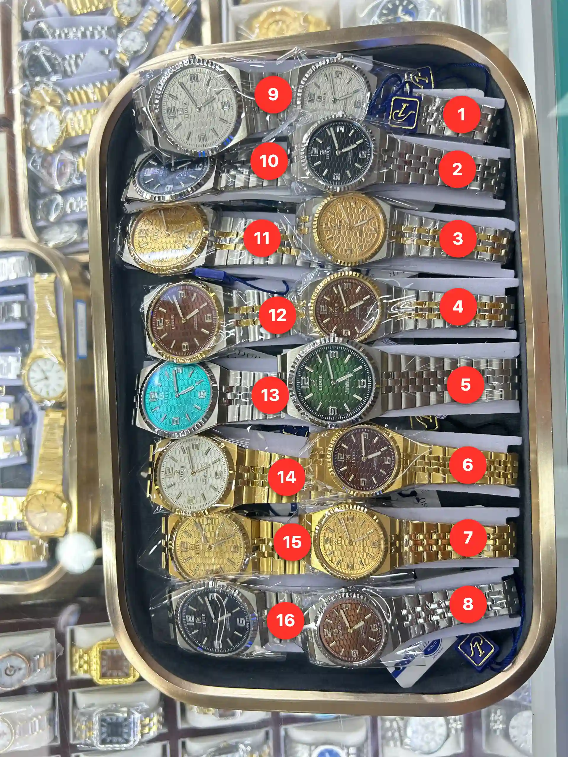 Couple 316L sapphire stainless steel quartz watches available for wholesale THIN-002 model 1