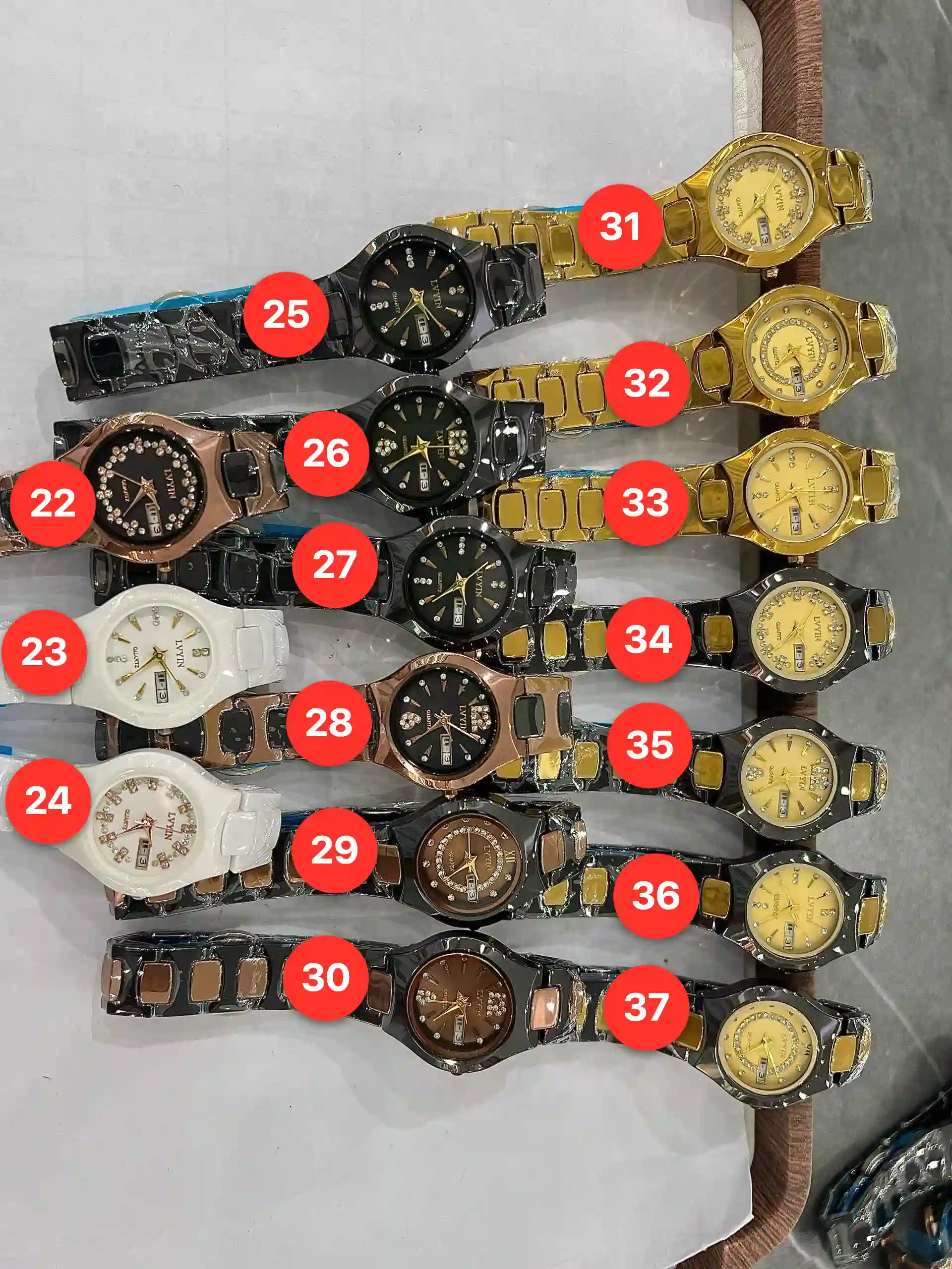 Men's ceramic quartz watches available for wholesale model 1