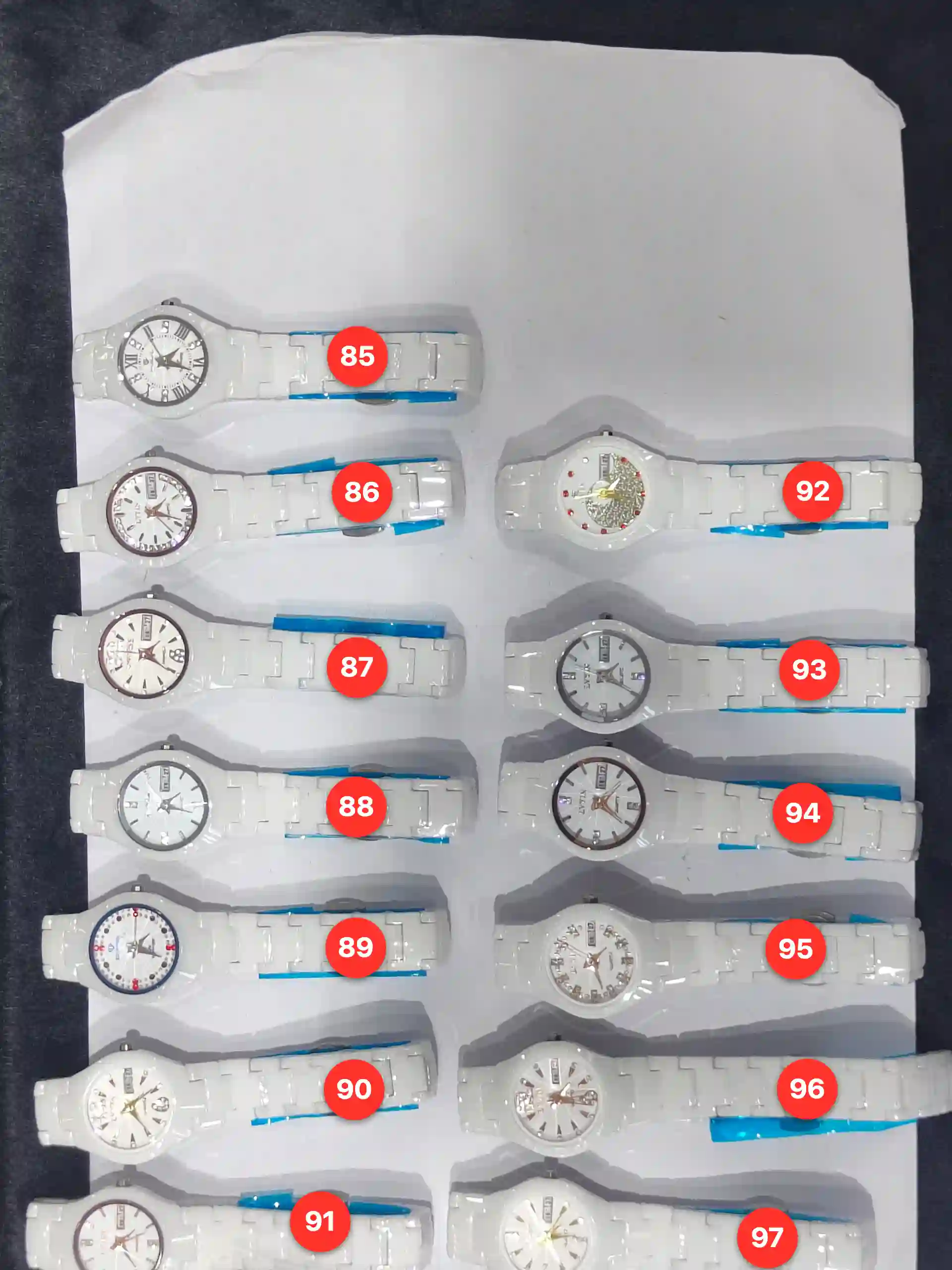 Women's ceramic quartz watches available for wholesale model 1