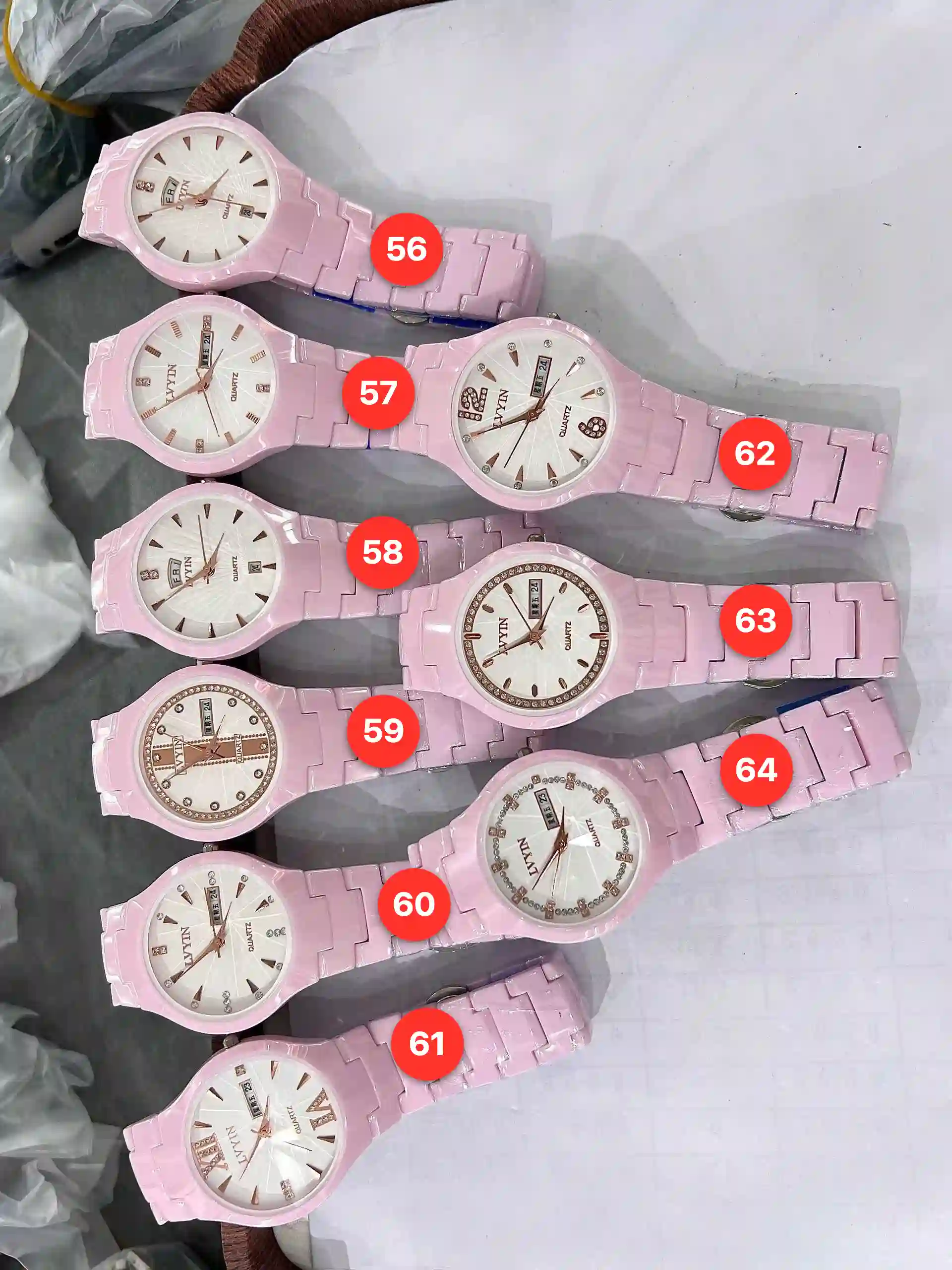 Women's ceramic quartz watches available for wholesale model 1