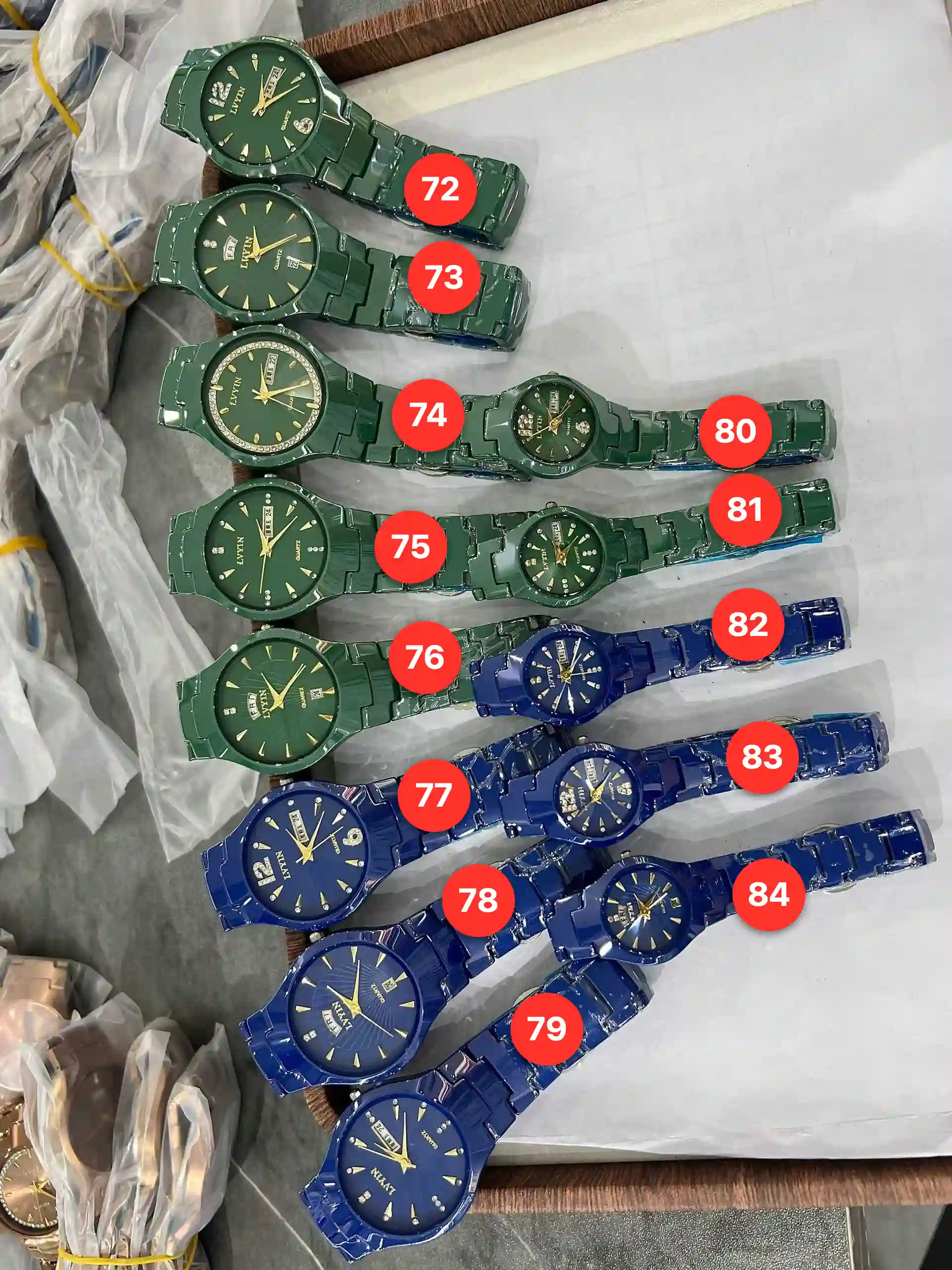Women's ceramic quartz watches available for wholesale model 1