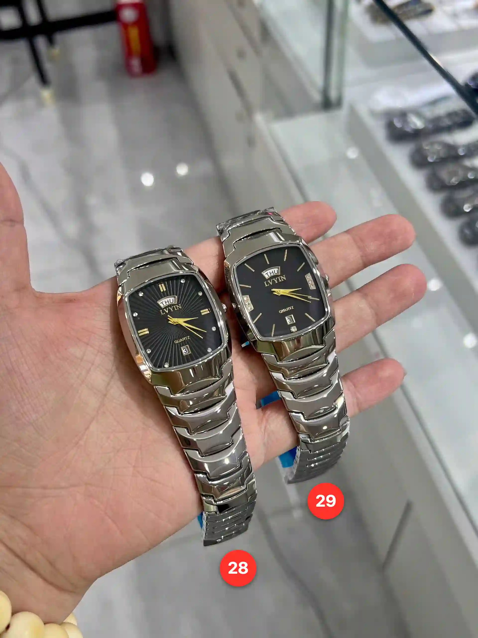 Couple ceramic quartz watches available for wholesale model 1