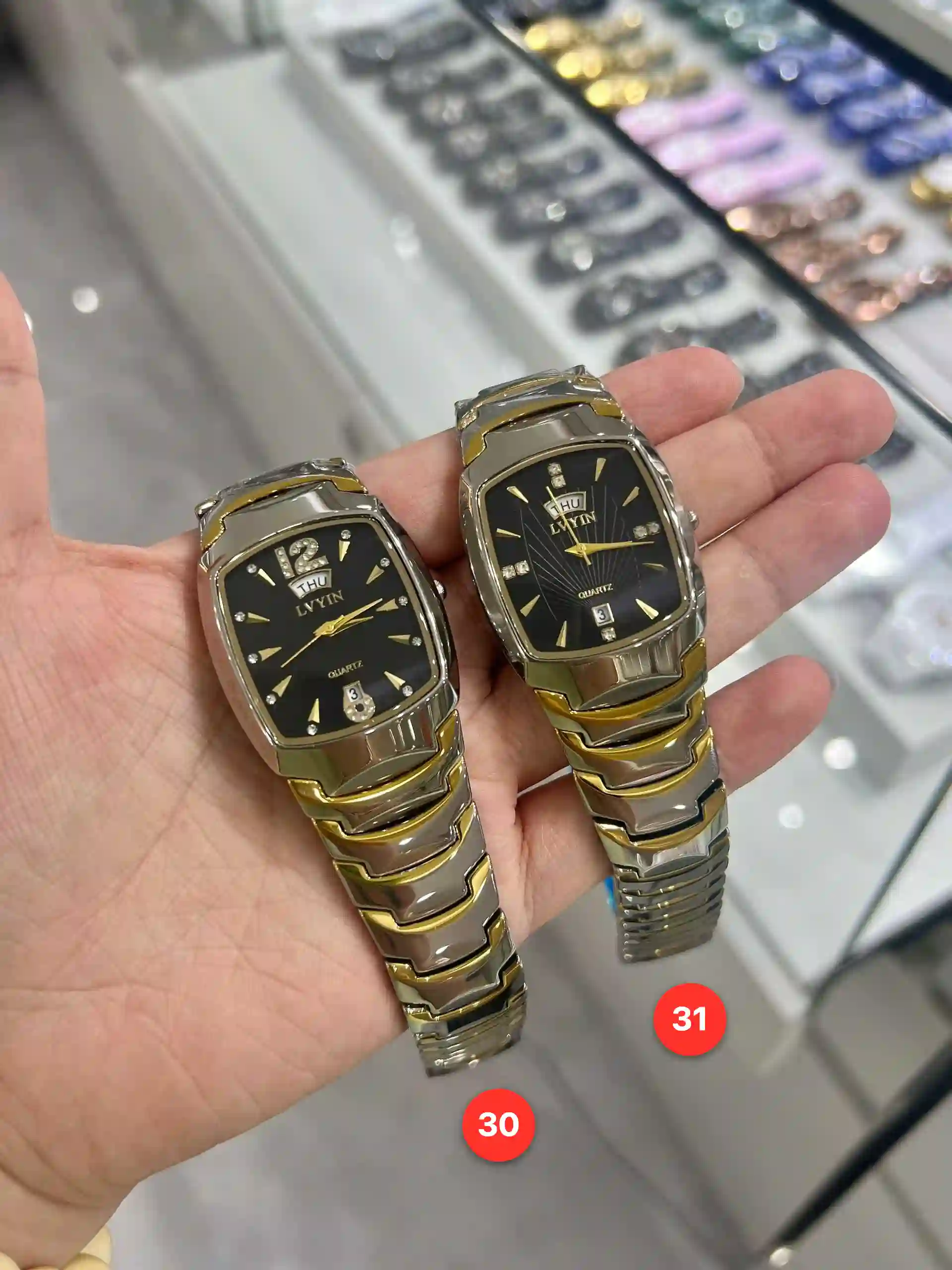 Couple ceramic quartz watches available for wholesale model 1