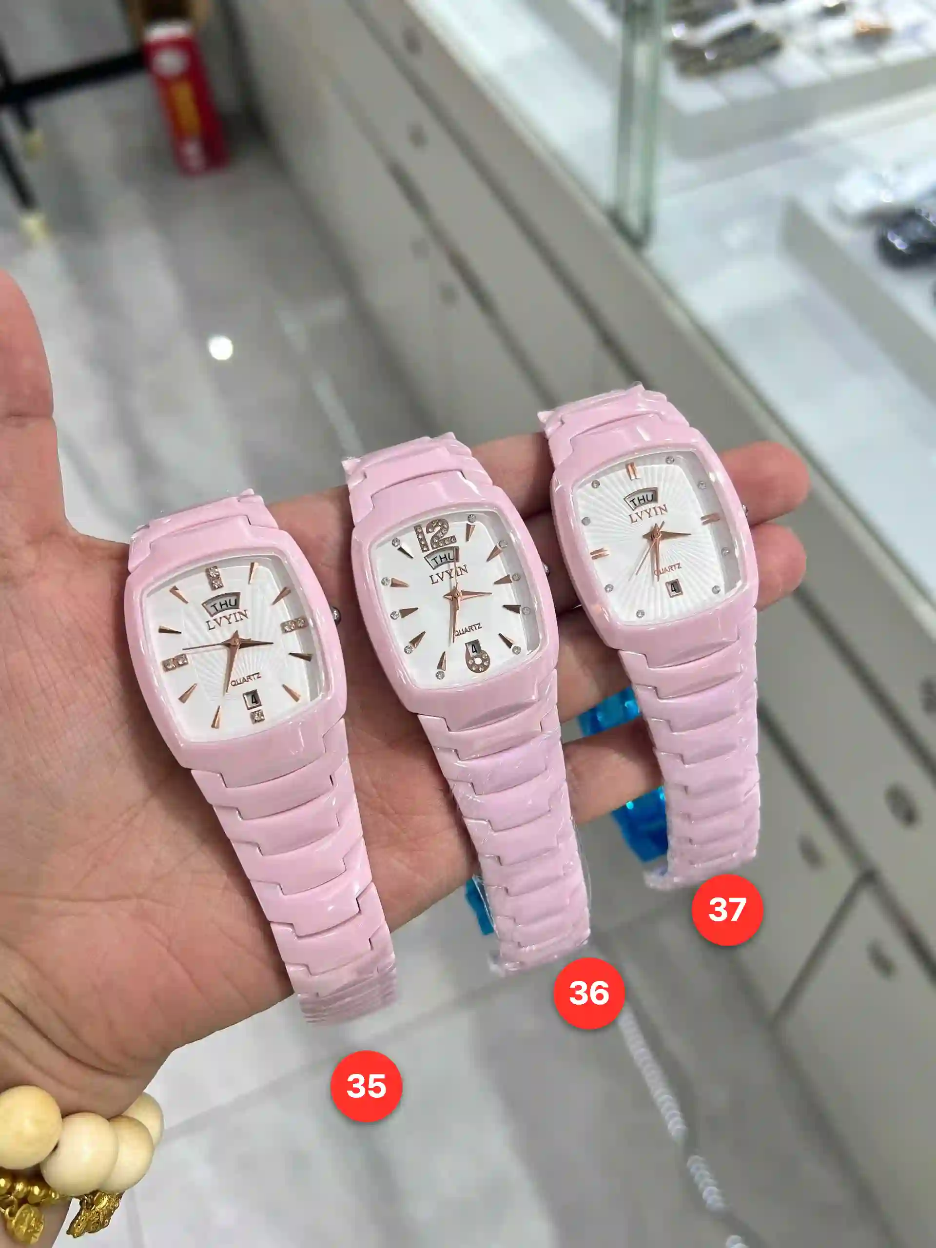 Couple ceramic quartz watches available for wholesale model 1