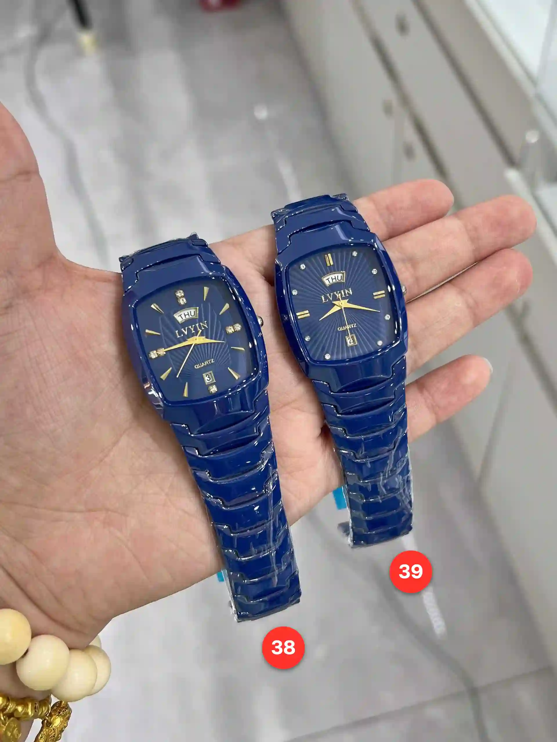 Couple ceramic quartz watches available for wholesale model 1