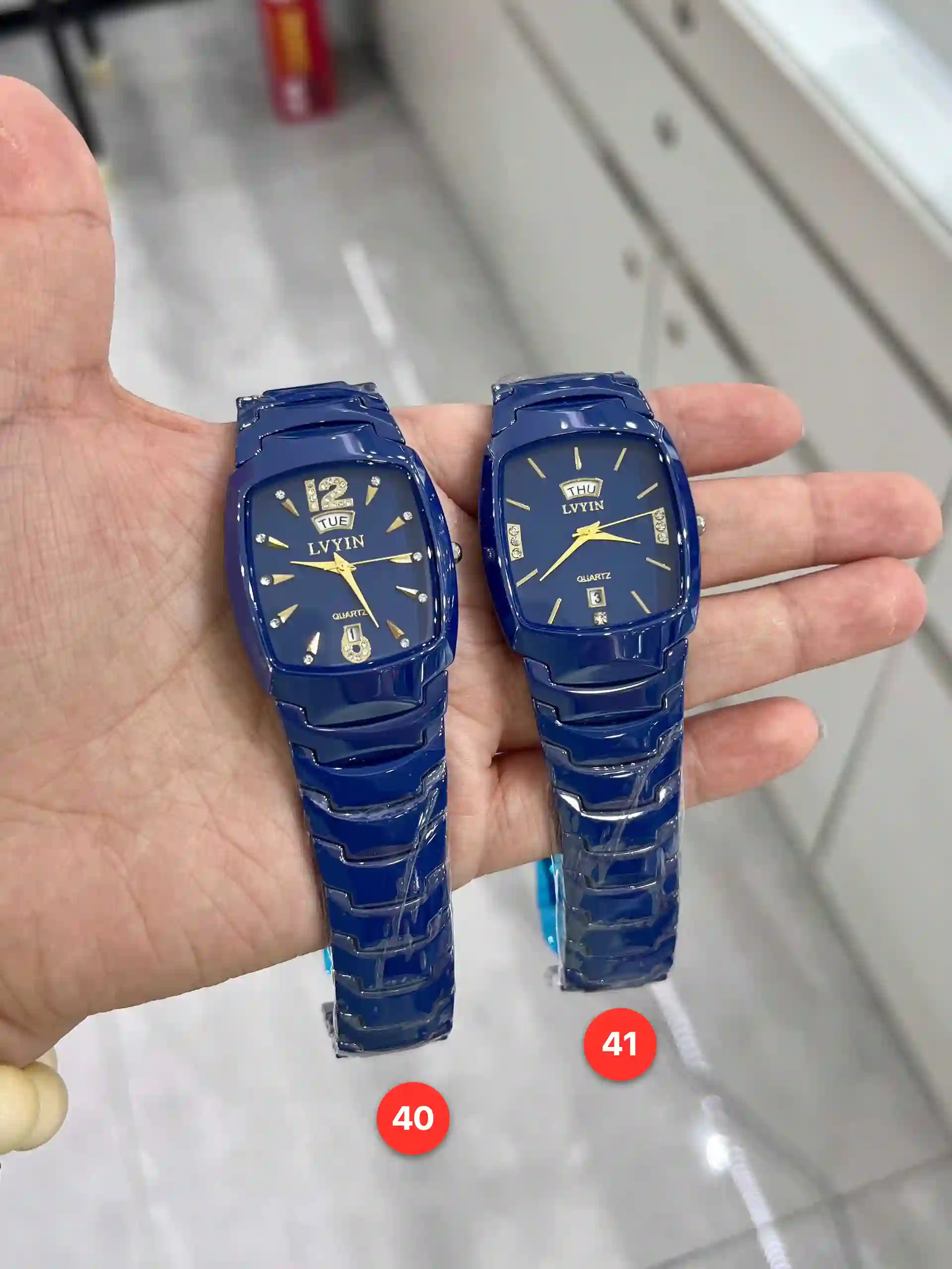Couple ceramic quartz watches available for wholesale model 1