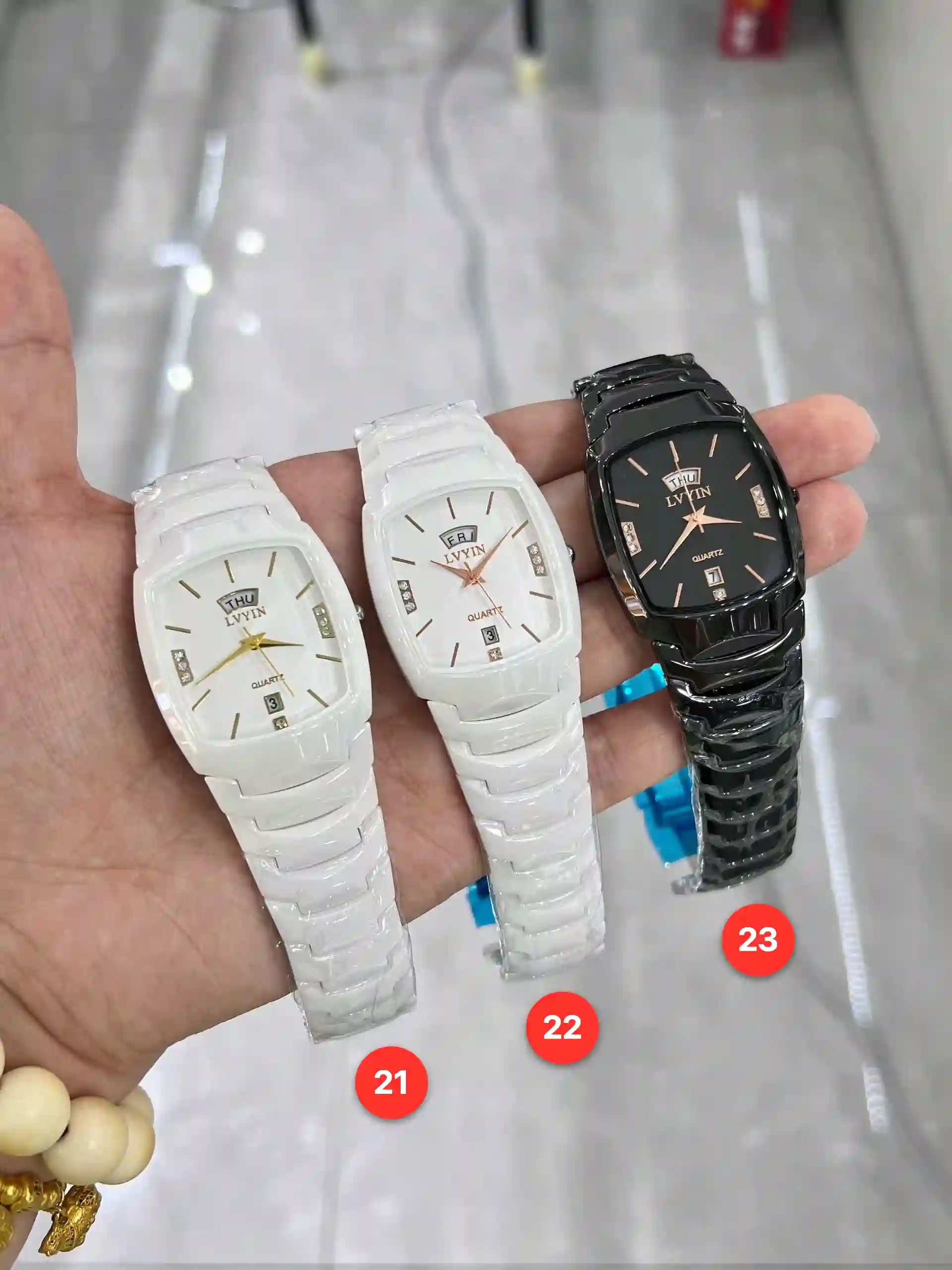 Couple ceramic quartz watches available for wholesale model 1