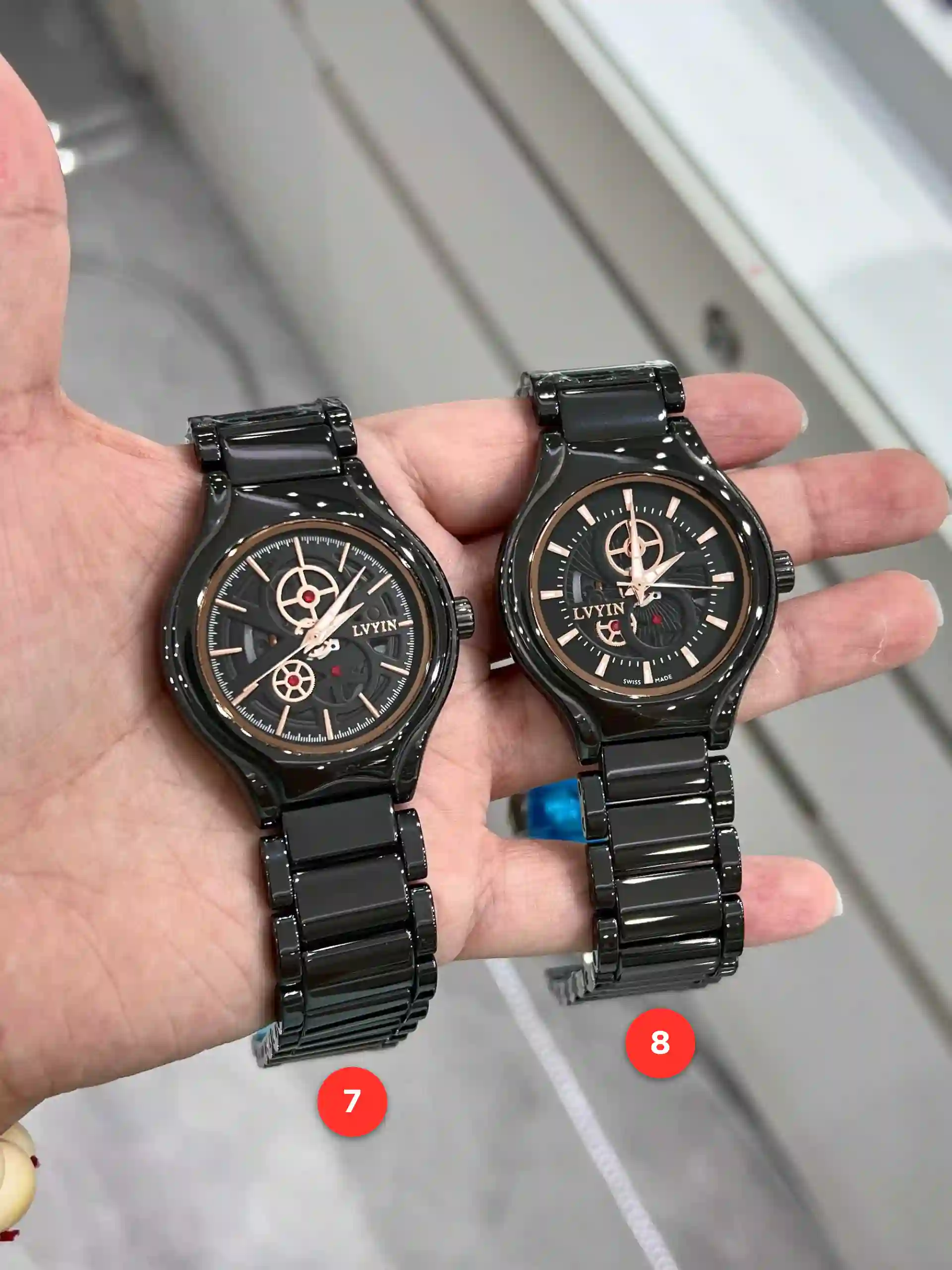 Men's ceramic quartz watches available for wholesale model 1
