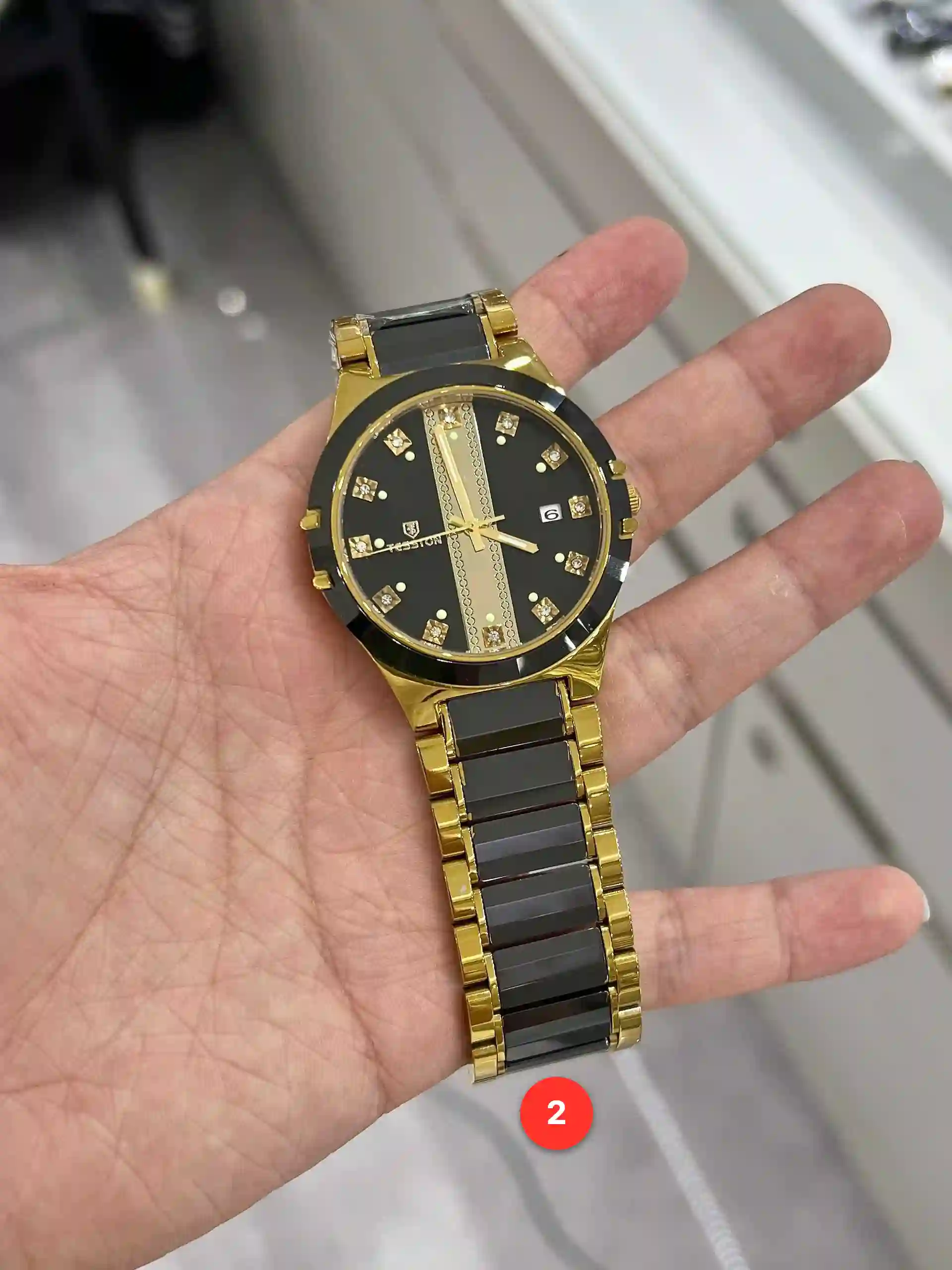Men's ceramic quartz watches available for wholesale model 1