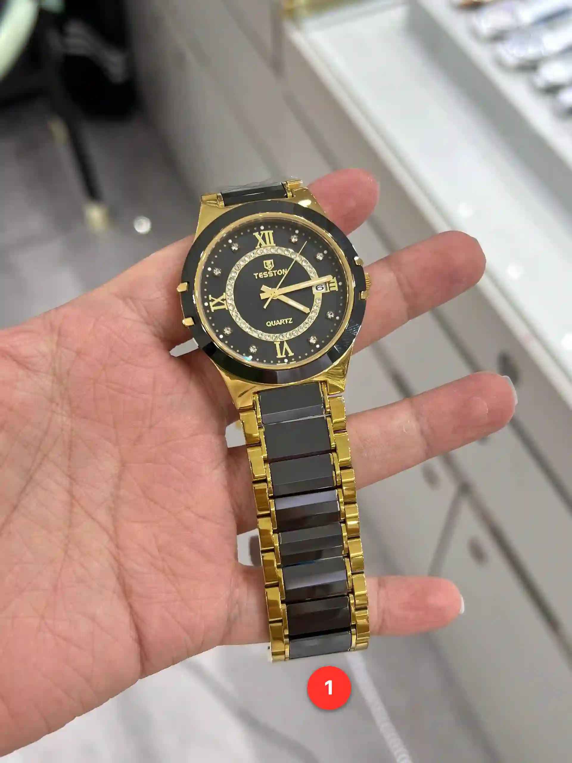 Men's ceramic quartz watches available for wholesale model 1