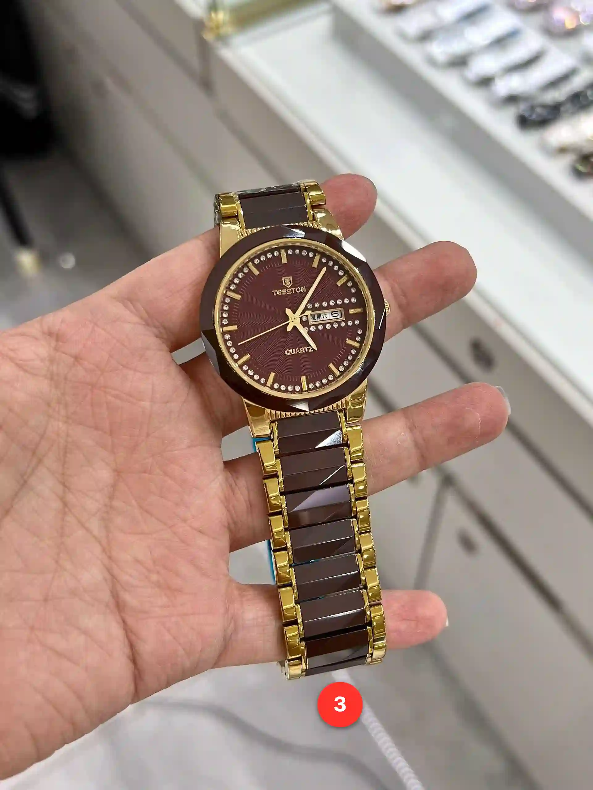 Men's ceramic quartz watches available for wholesale model 1