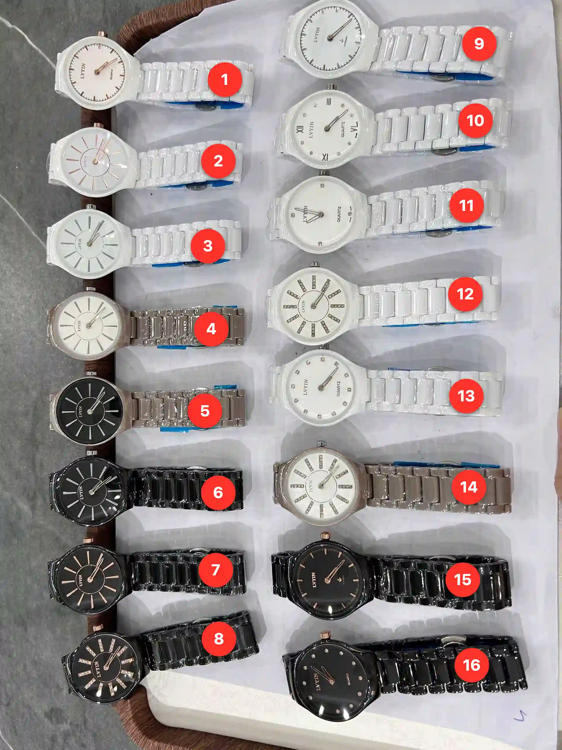 Men's ceramic quartz watches available for wholesale model 1