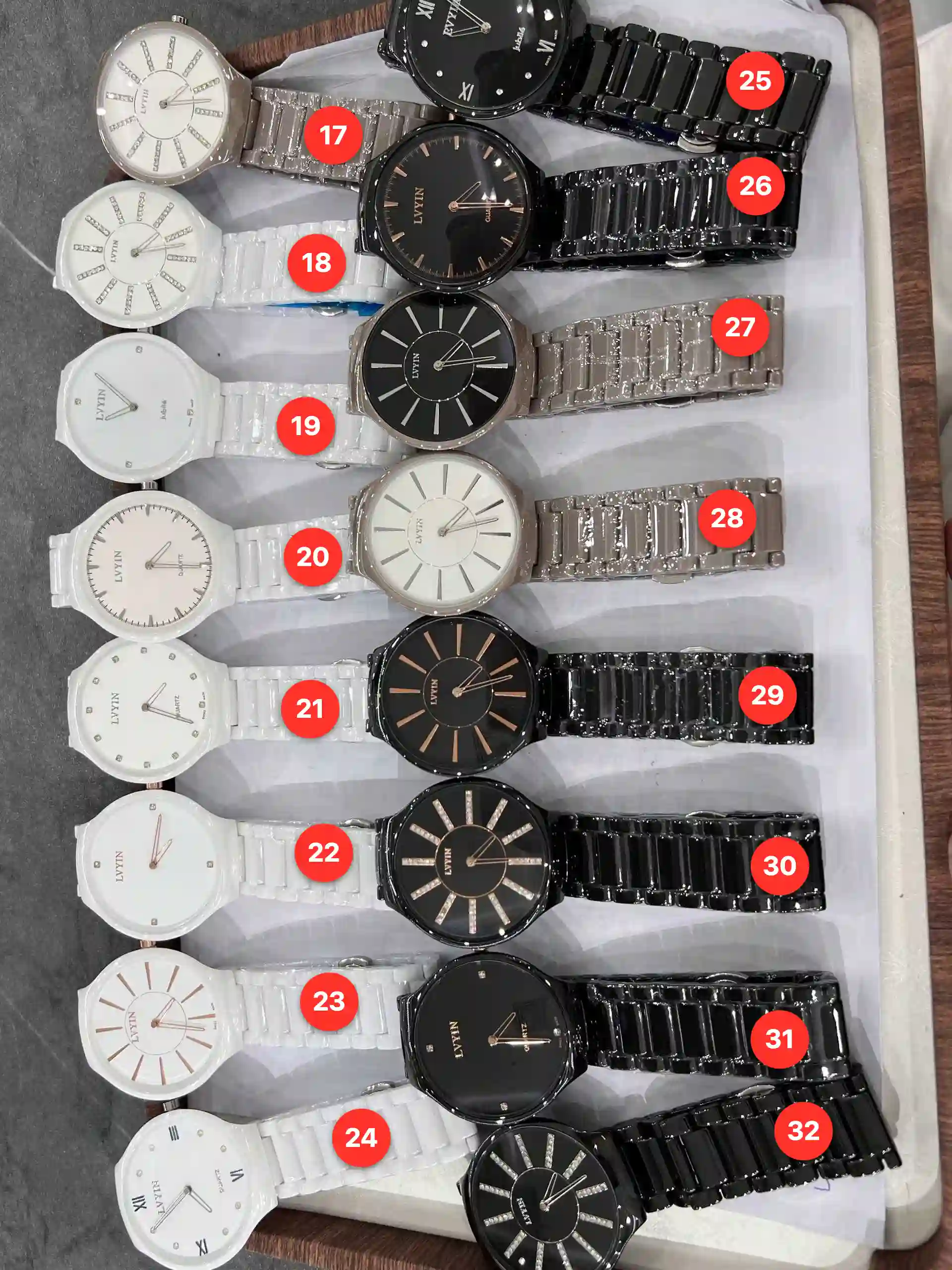 Men's ceramic quartz watches available for wholesale model 1