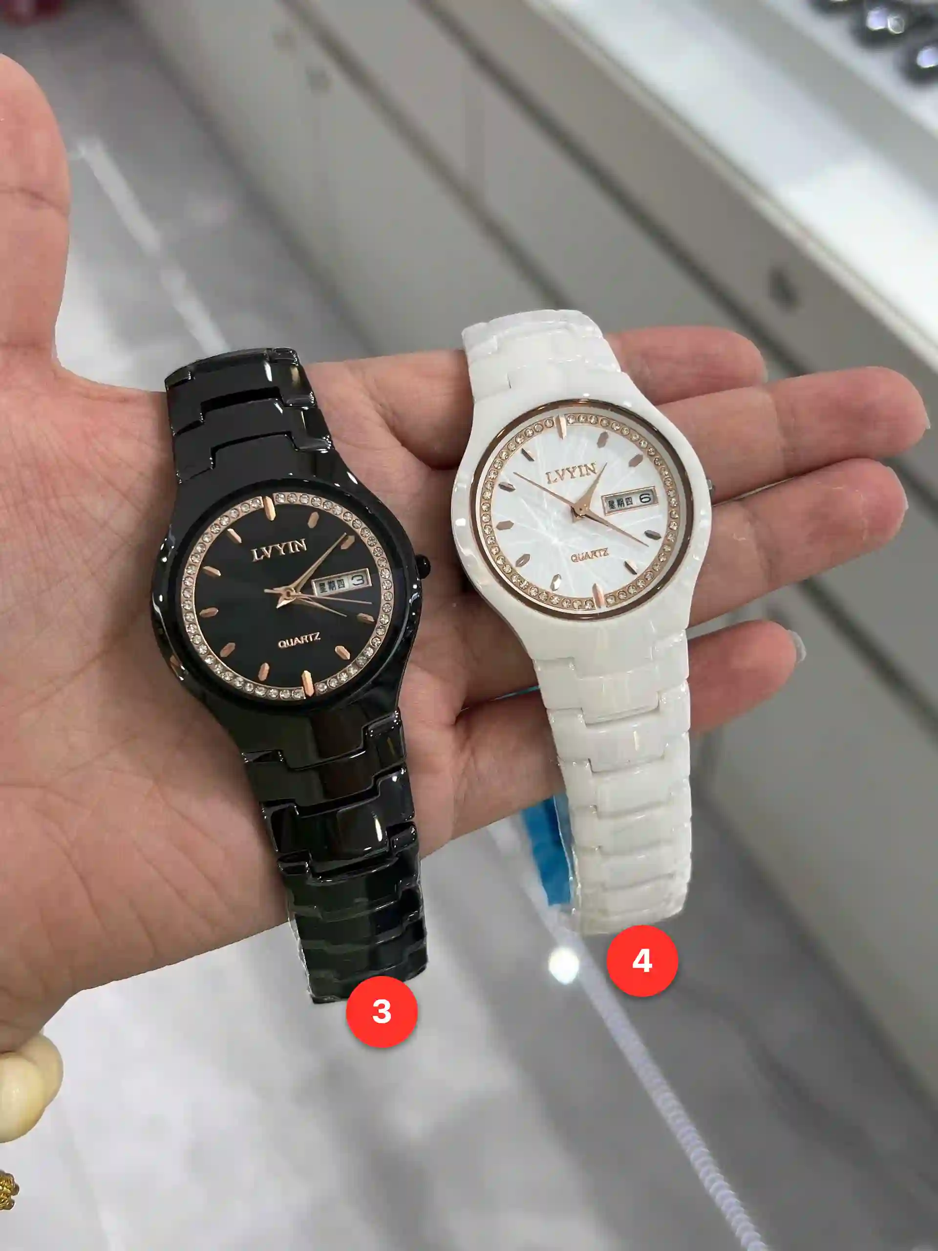 Men's ceramic quartz watches available for wholesale model 1