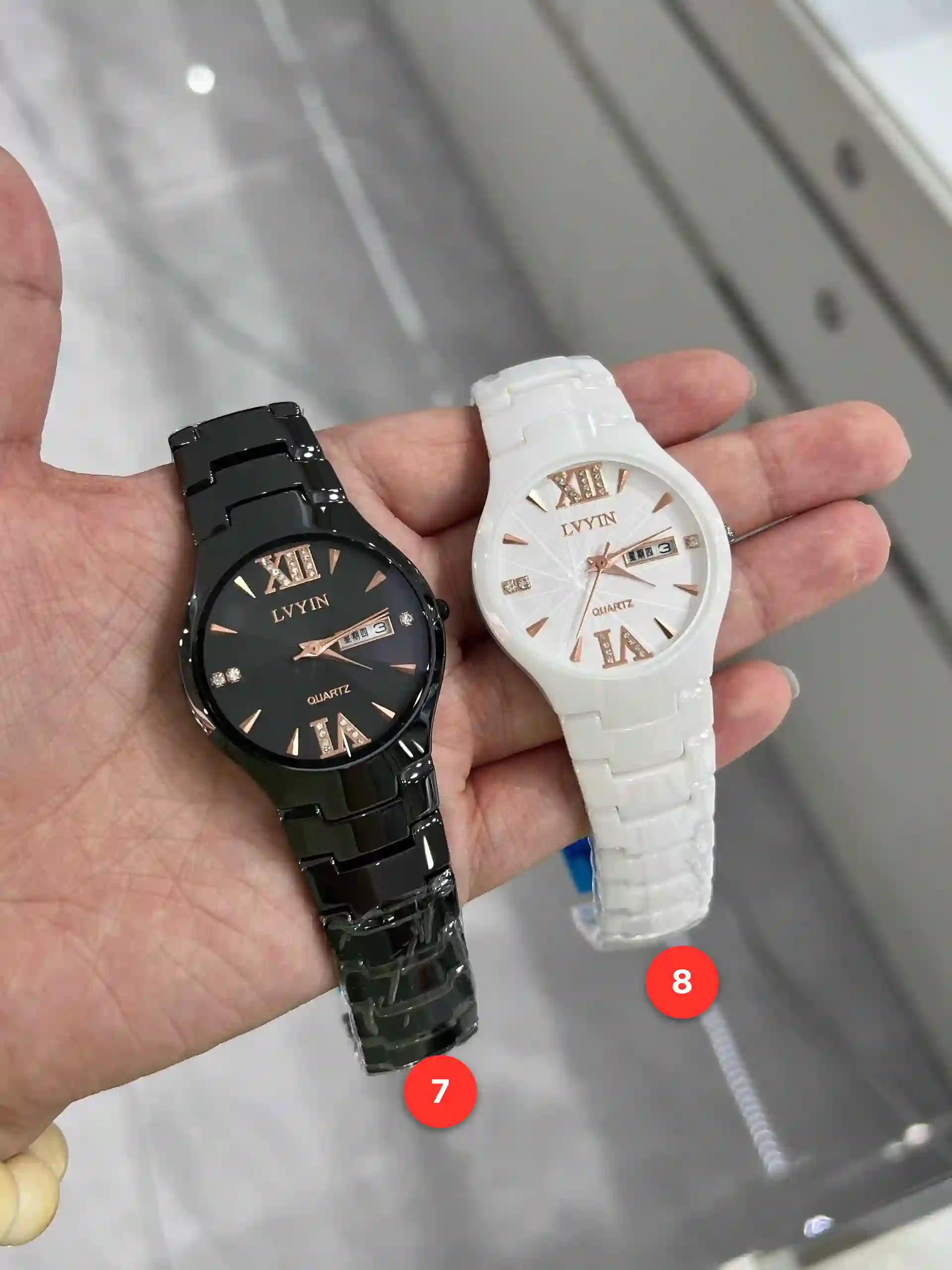 Men's ceramic quartz watches available for wholesale model 1