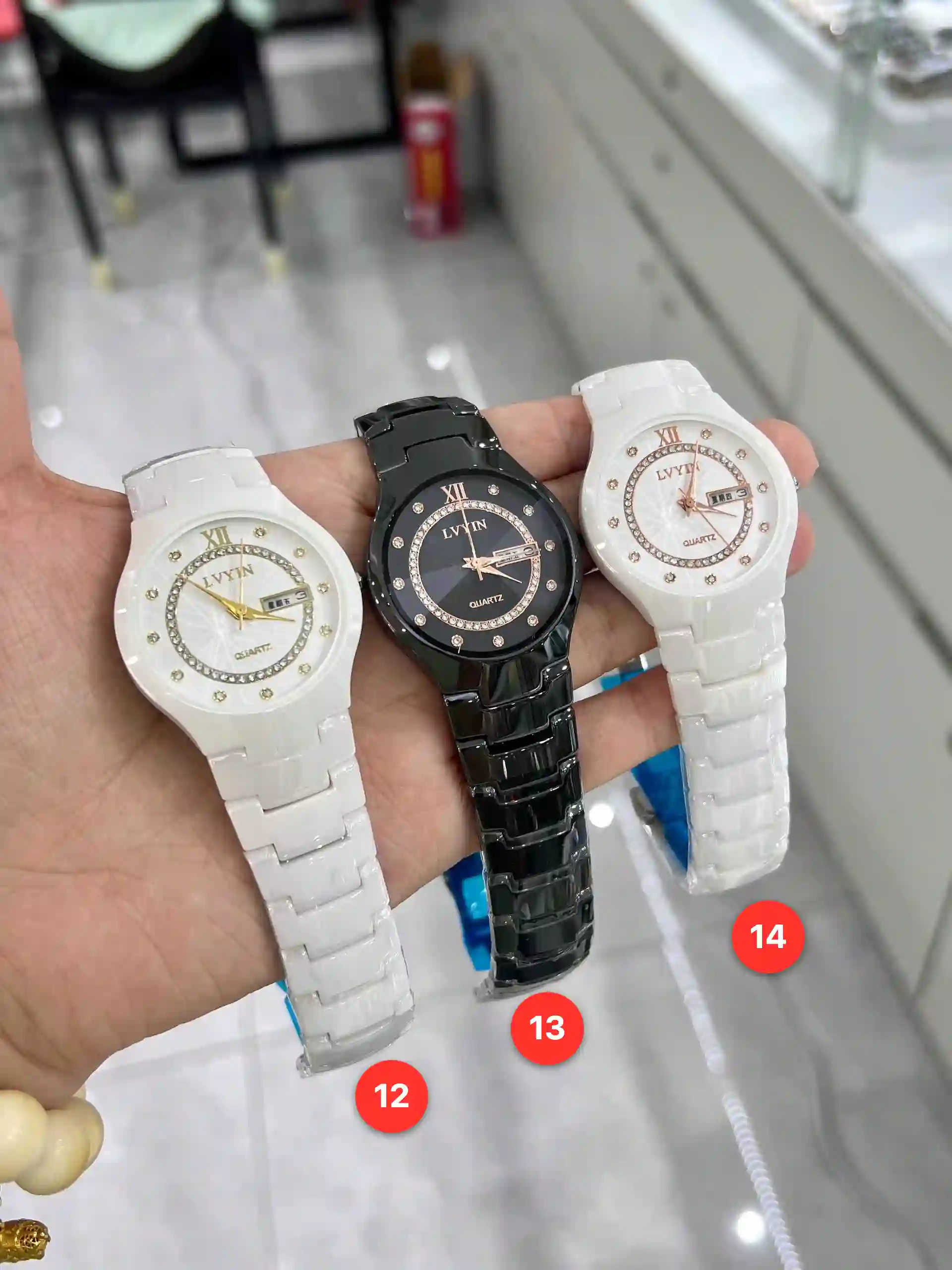 Men's ceramic quartz watches available for wholesale model 1