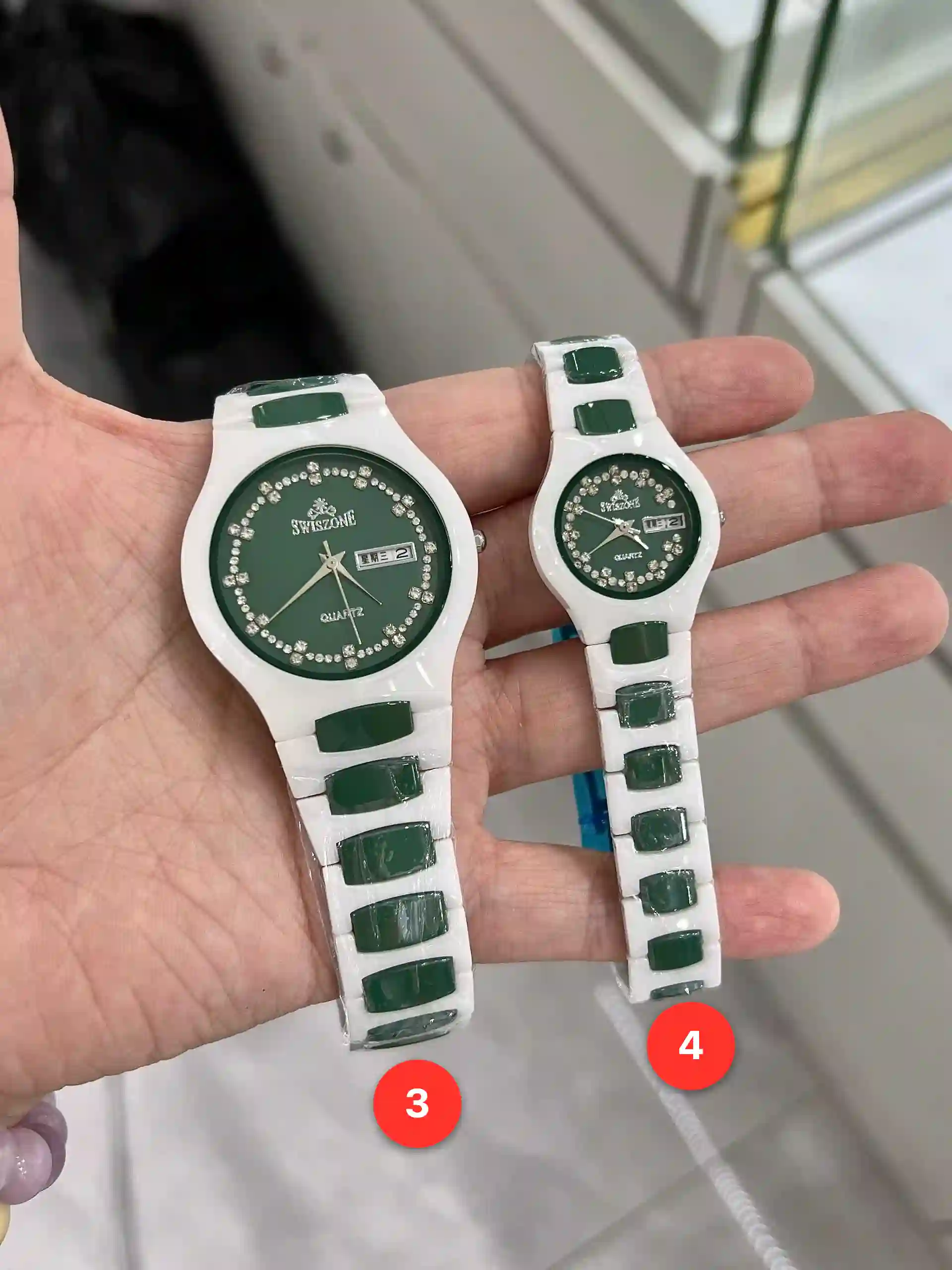 Couple ceramic quartz watches available for wholesale model 1