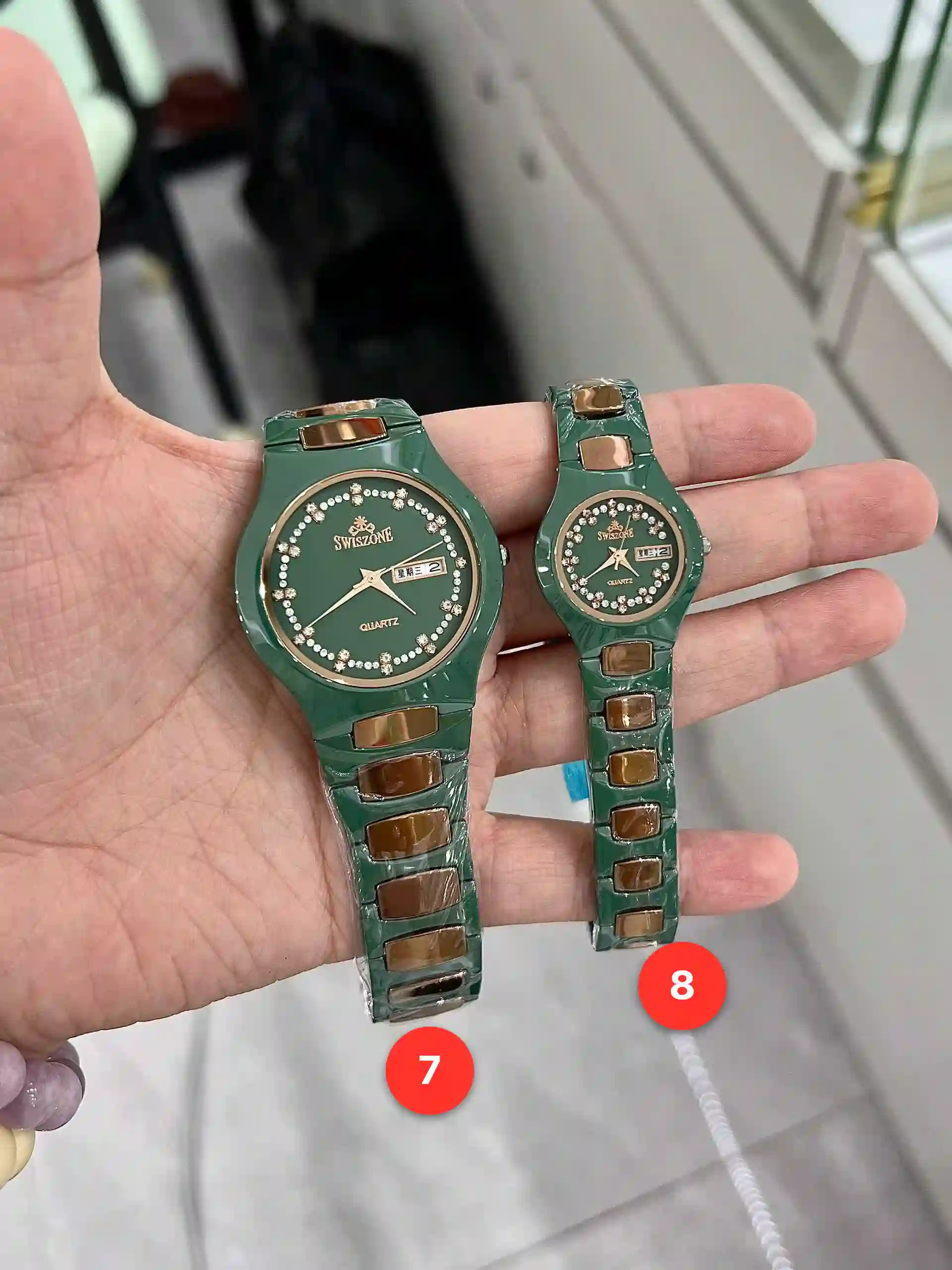 Couple ceramic quartz watches available for wholesale model 1