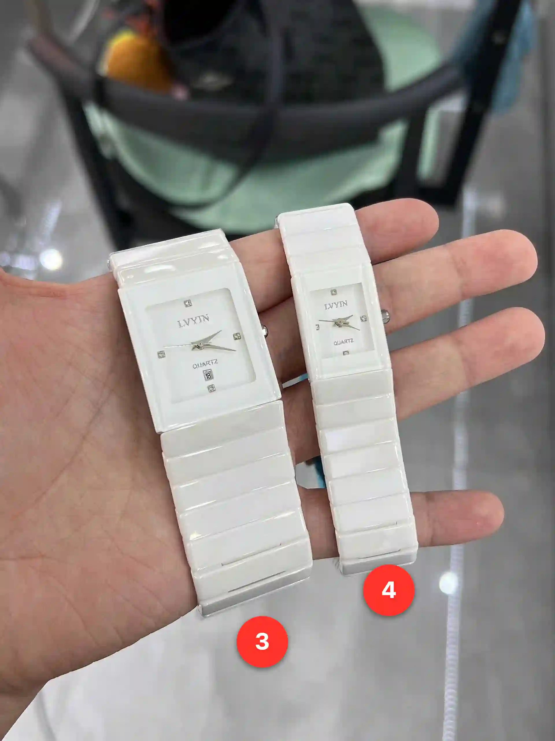 Couple ceramic quartz watches available for wholesale model 1