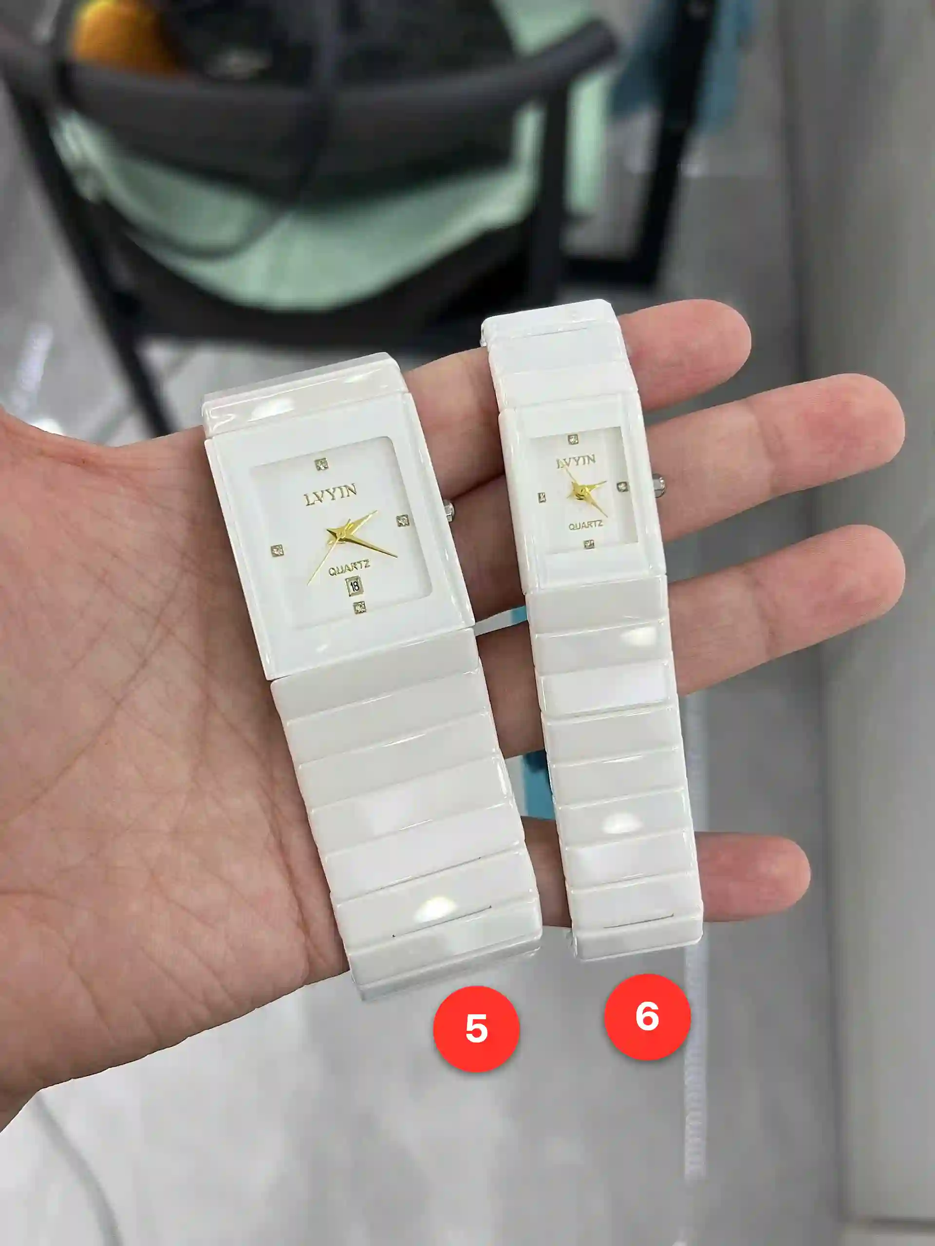Couple ceramic quartz watches available for wholesale model 1