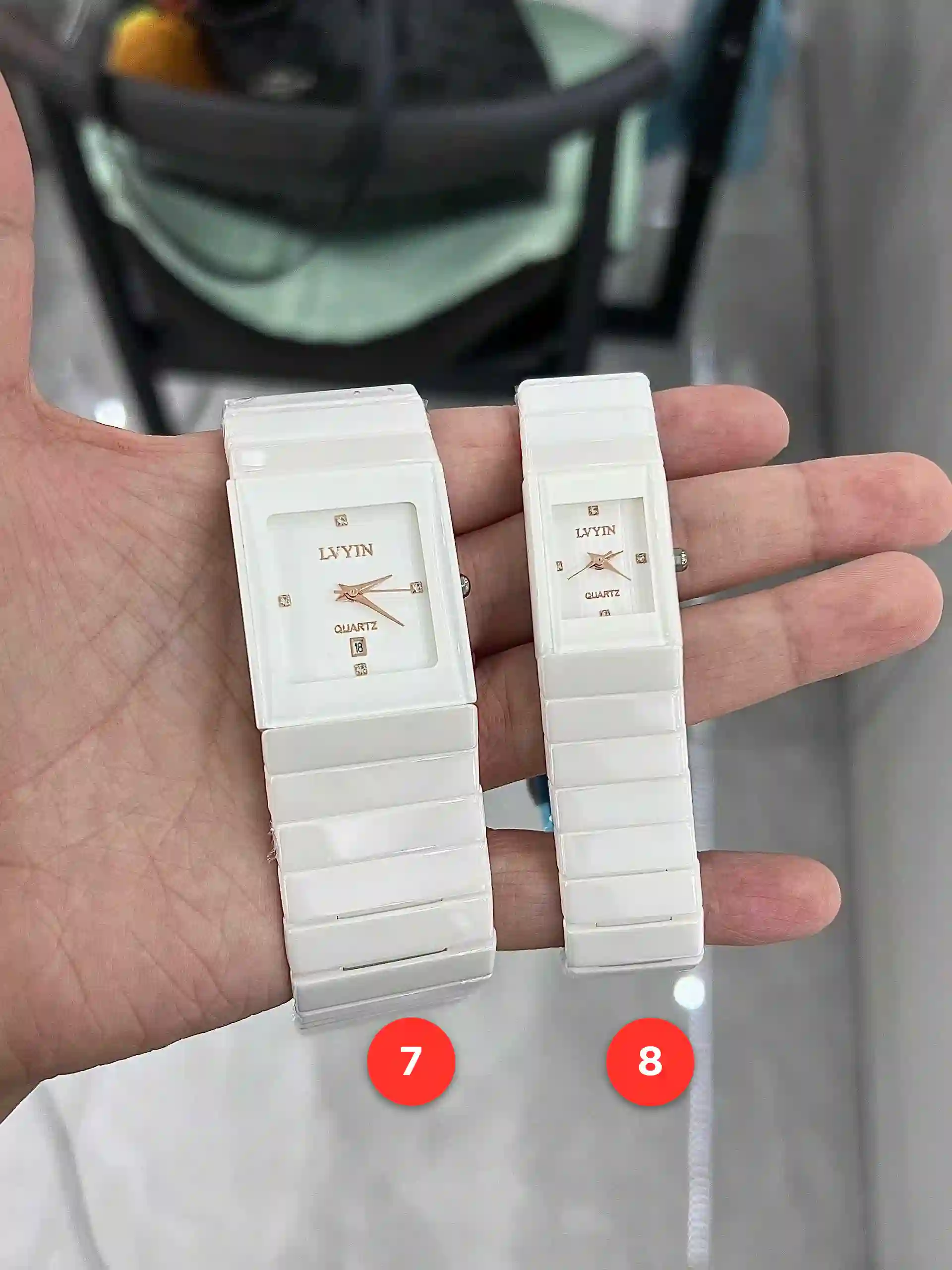 Couple ceramic quartz watches available for wholesale model 1