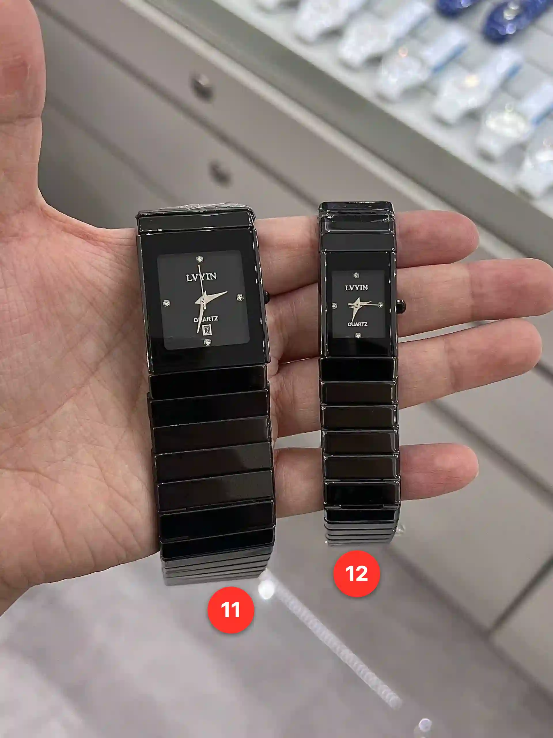 Couple ceramic quartz watches available for wholesale model 1