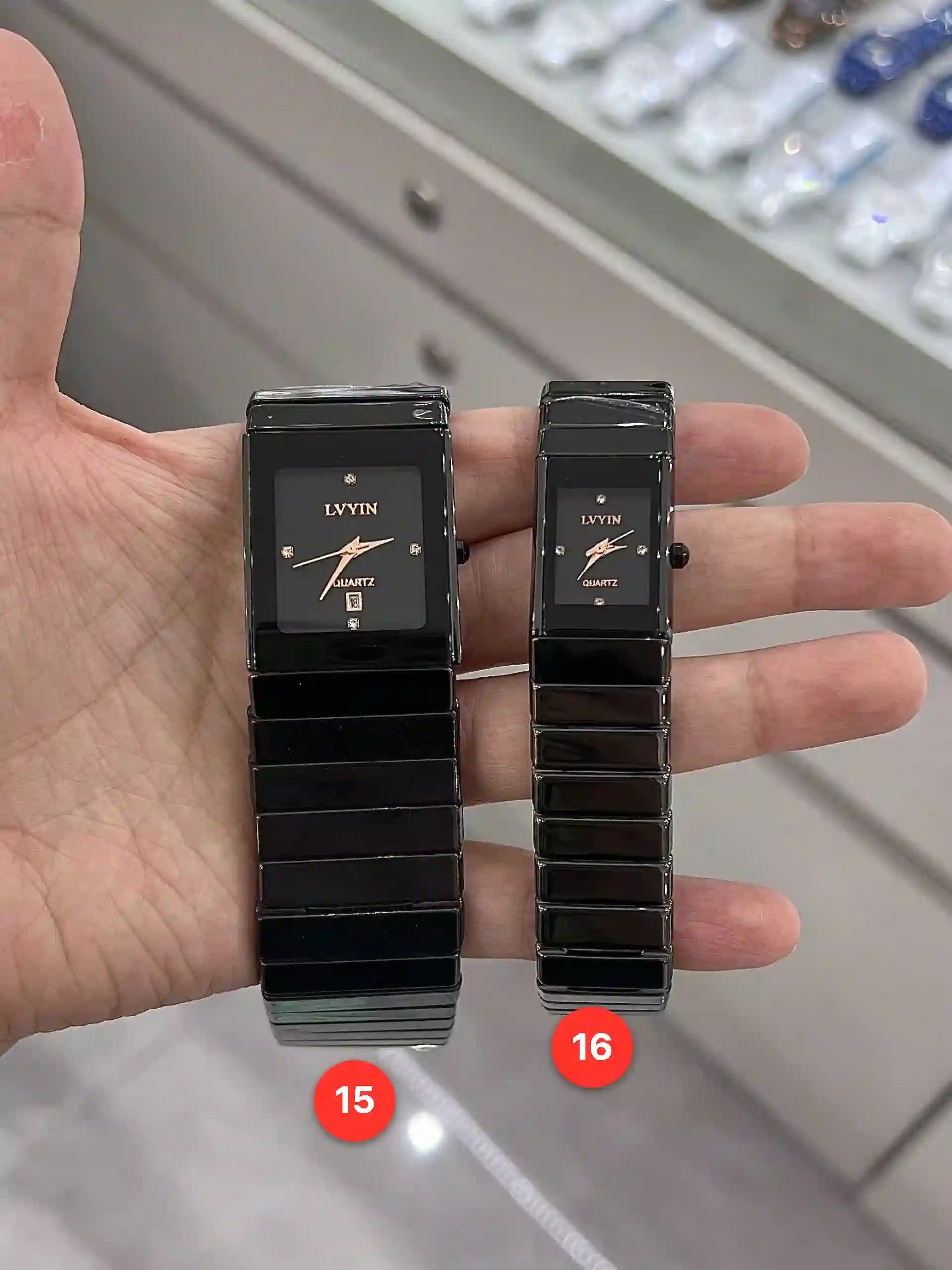 Couple ceramic quartz watches available for wholesale model 1