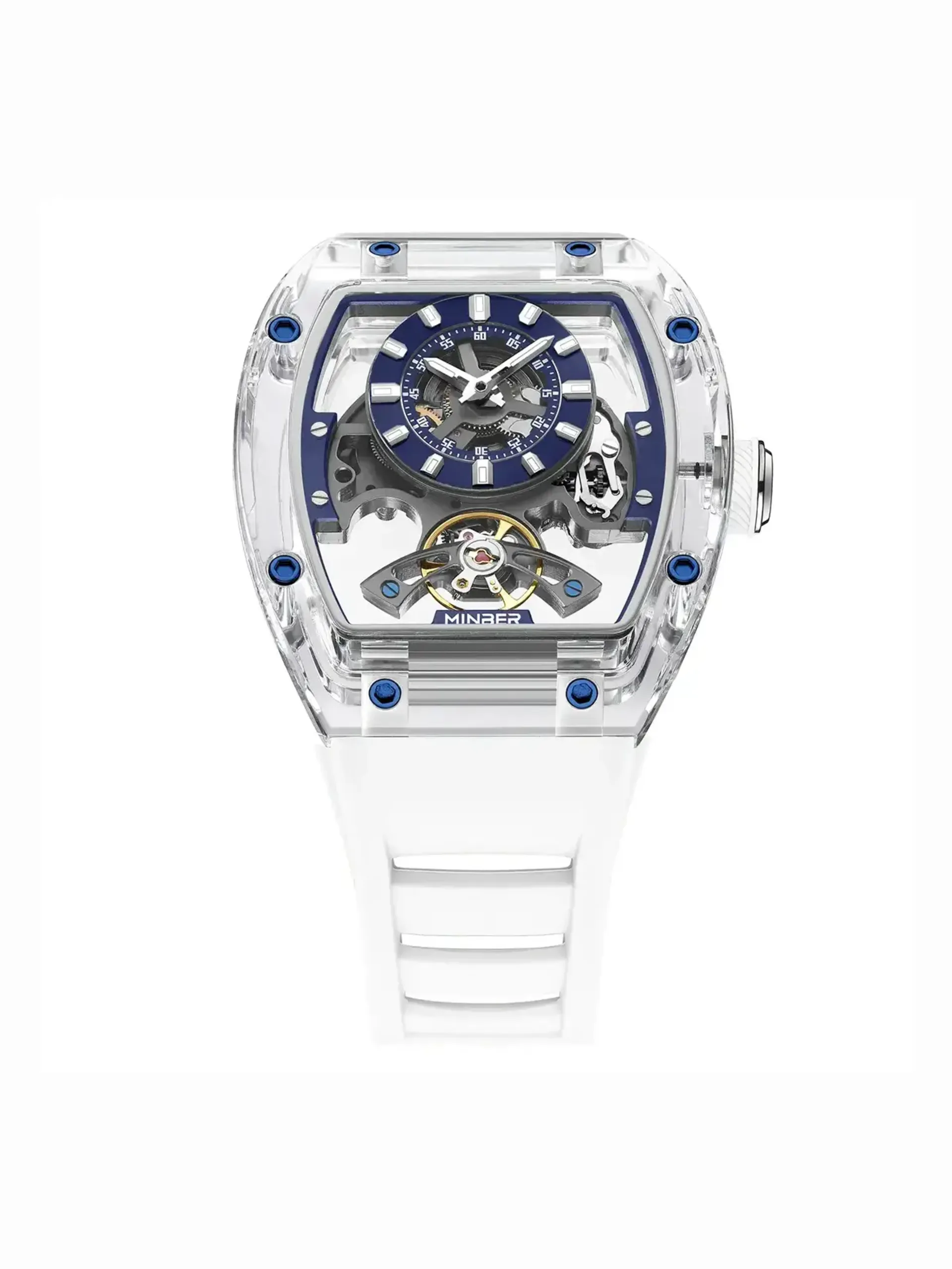 Men's 316L sapphire silicone automatic watches available for wholesale model 1