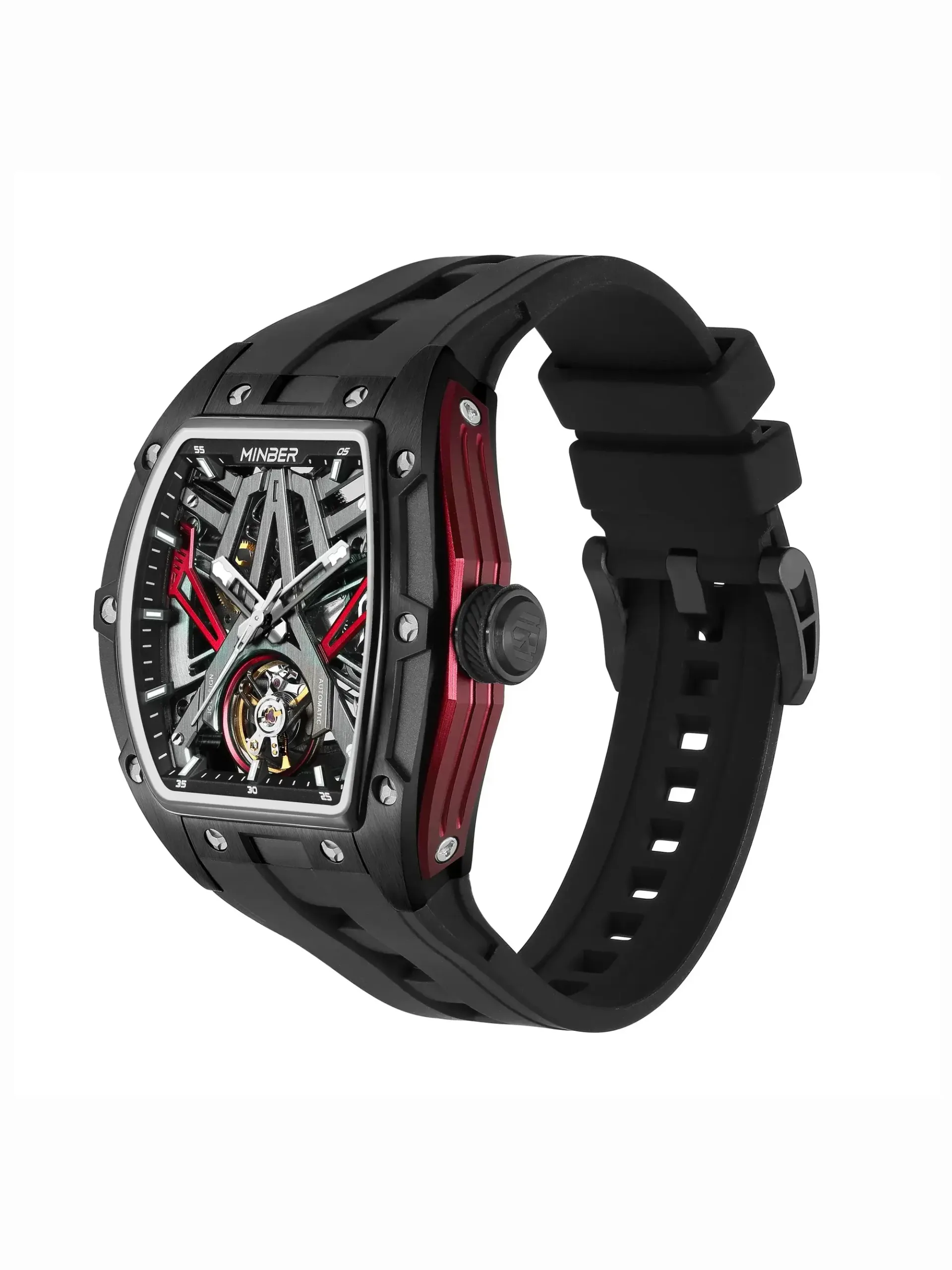 Men's 316L sapphire silicone automatic watches available for wholesale model 1