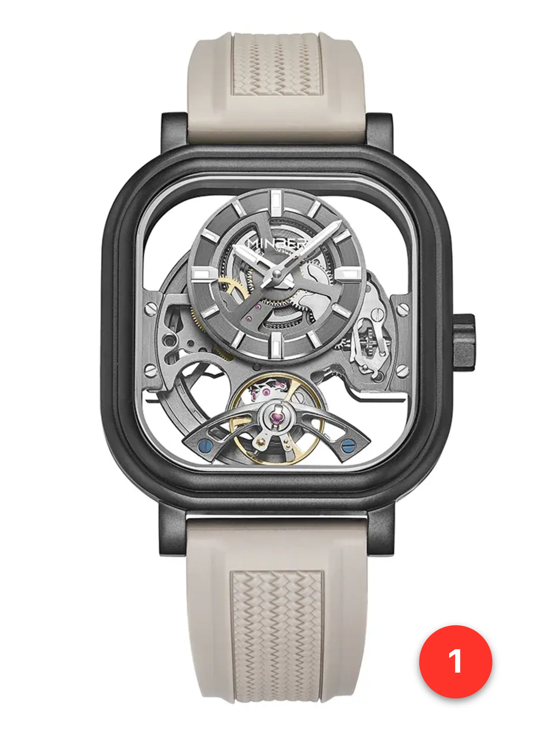Men's 316L sapphire silicone automatic watches available for wholesale model 1