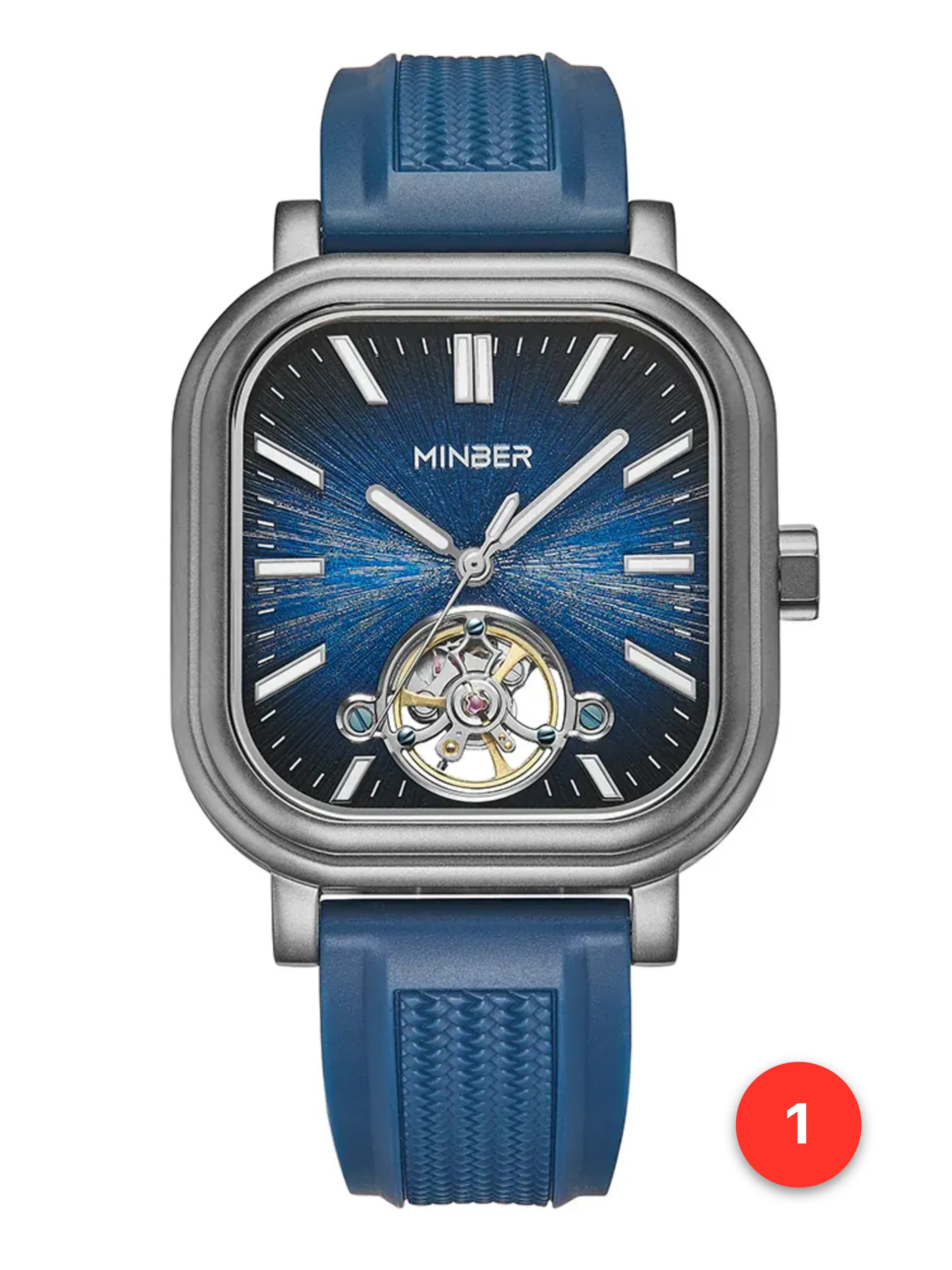 Men's 316L sapphire silicone automatic watches available for wholesale model 1