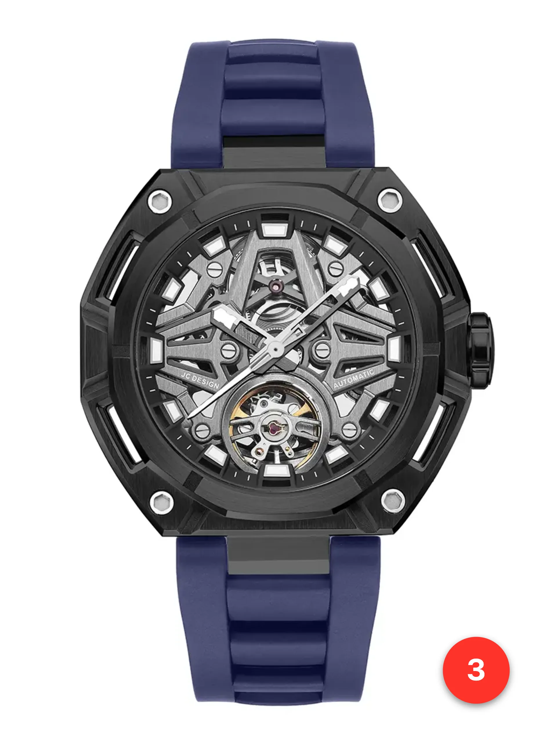 Men's 316L sapphire silicone automatic watches available for wholesale model 1