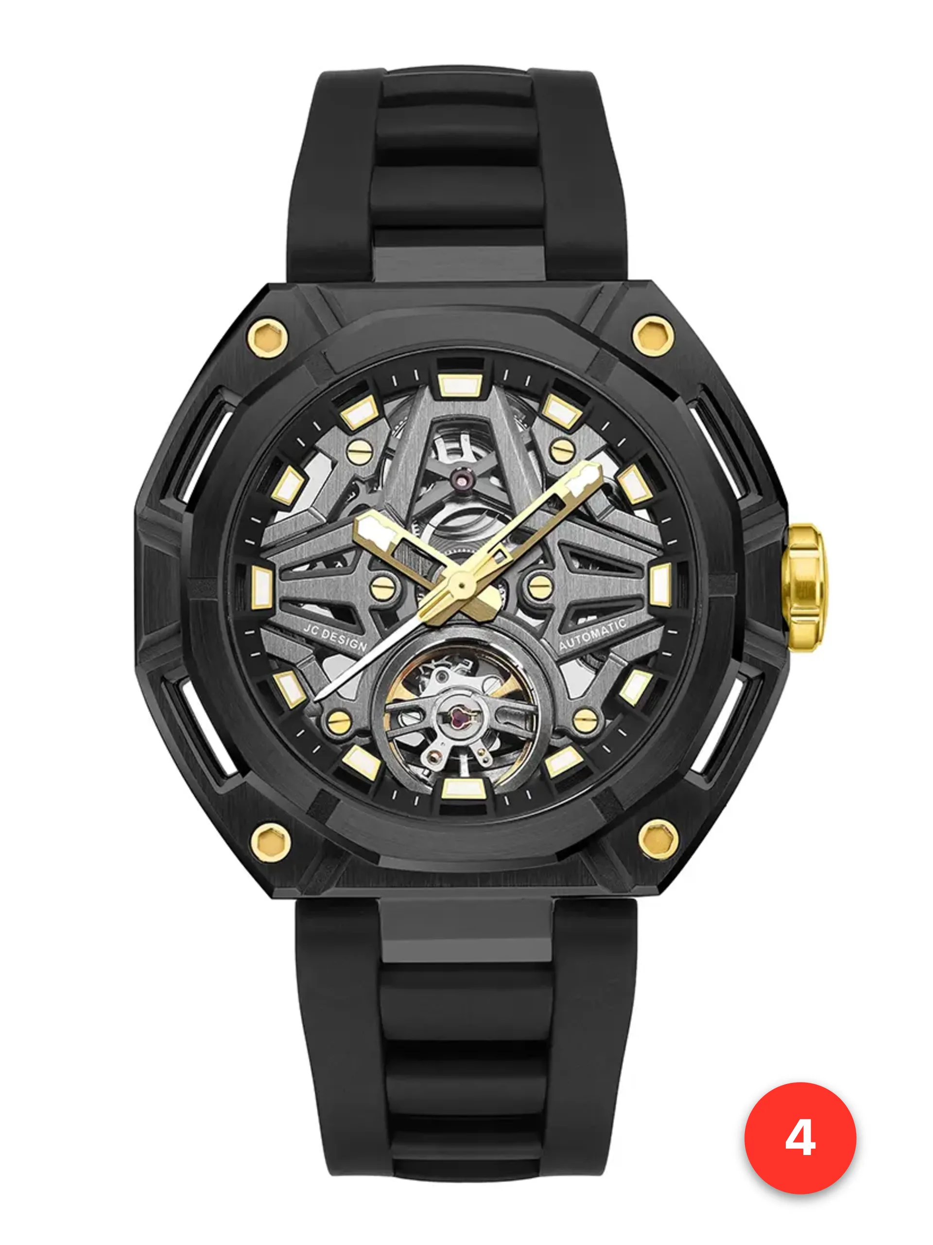 Men's 316L sapphire silicone automatic watches available for wholesale model 1