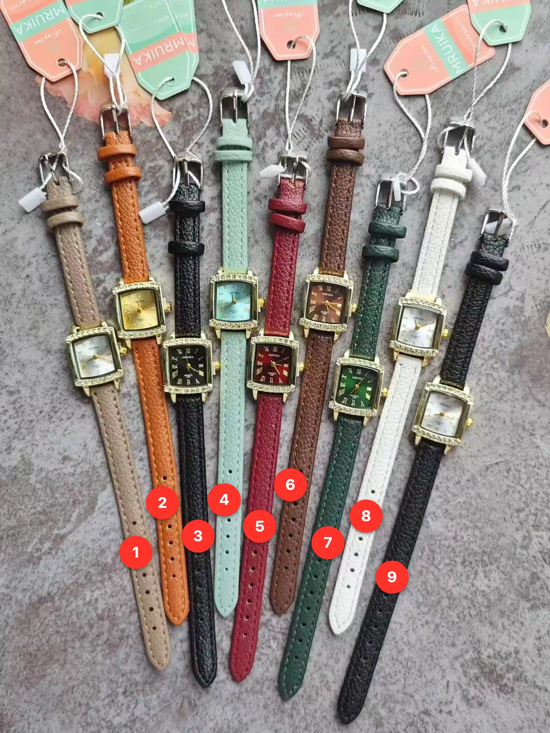 Women's leather quartz watches available for wholesale model 1