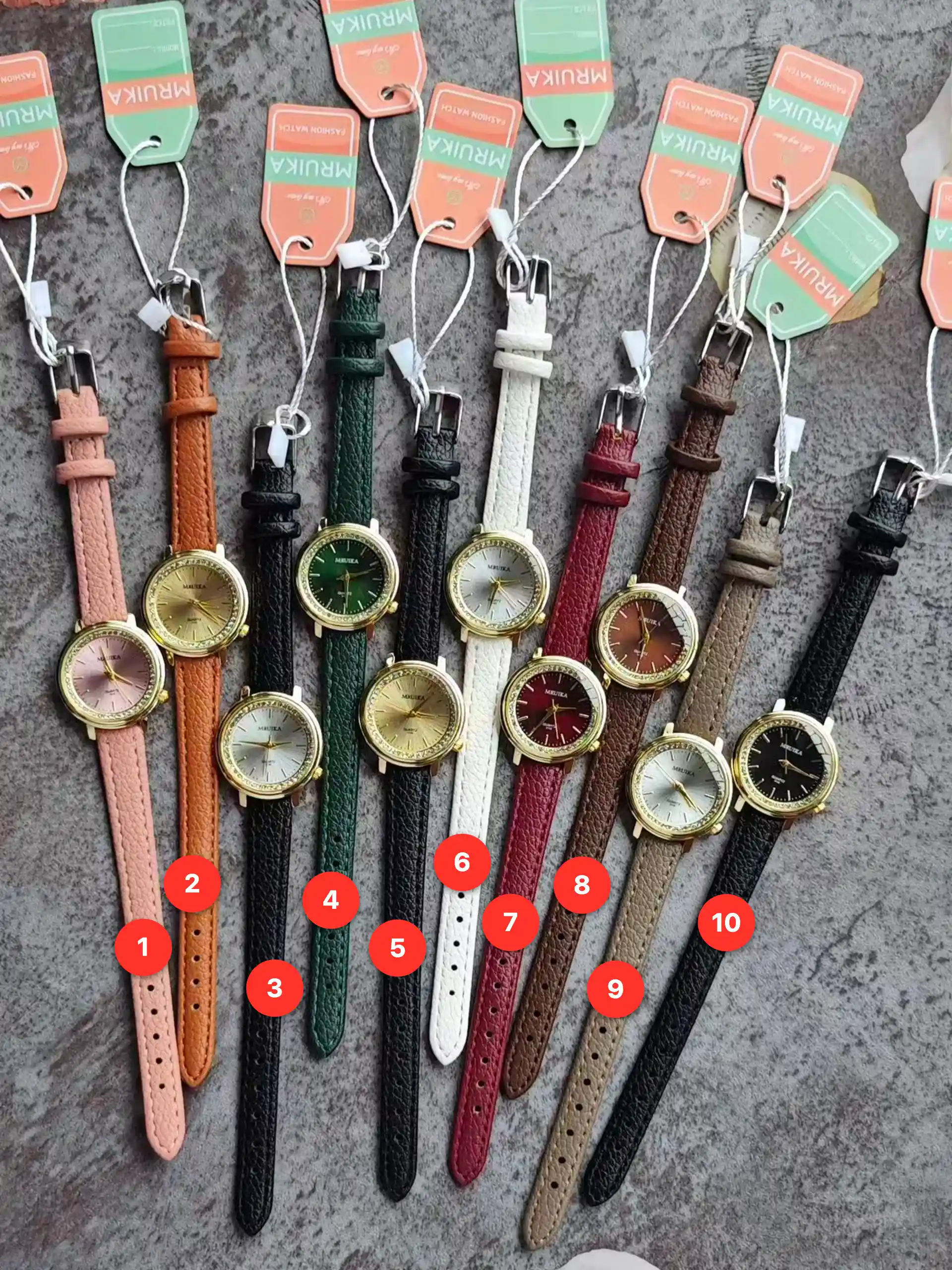 Women's leather quartz watches available for wholesale model 1