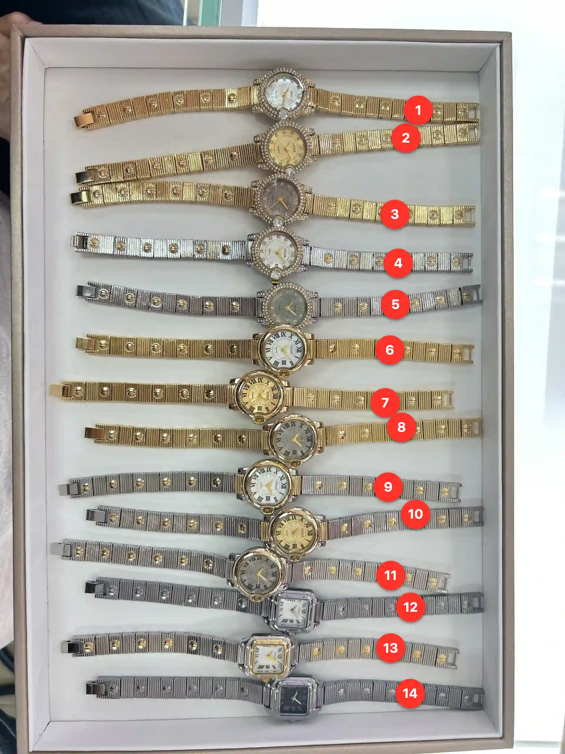 Women's stainless steel quartz watches available for wholesale model 1