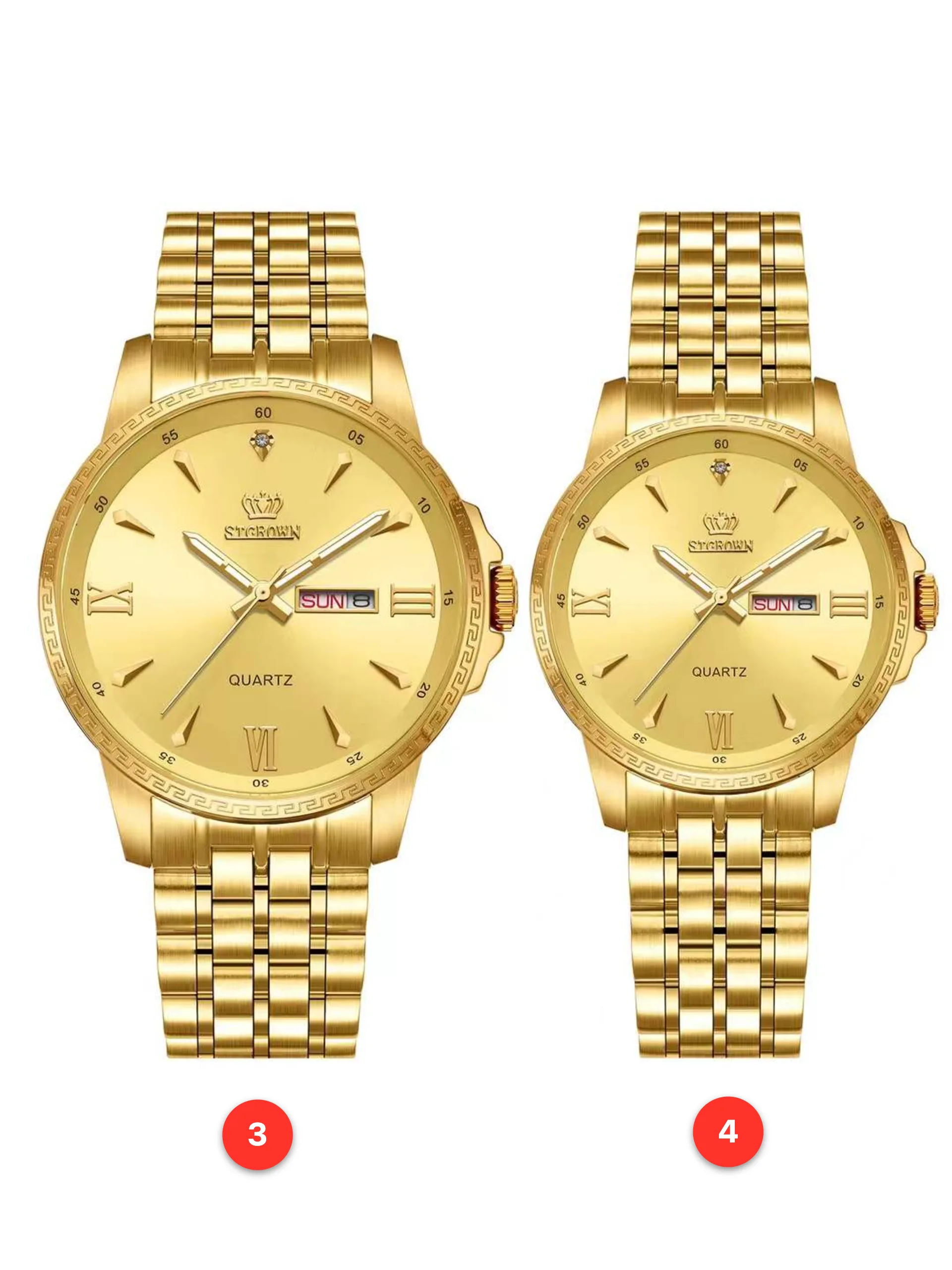 Couple 316L sapphire stainless steel quartz watches available for wholesale model 1
