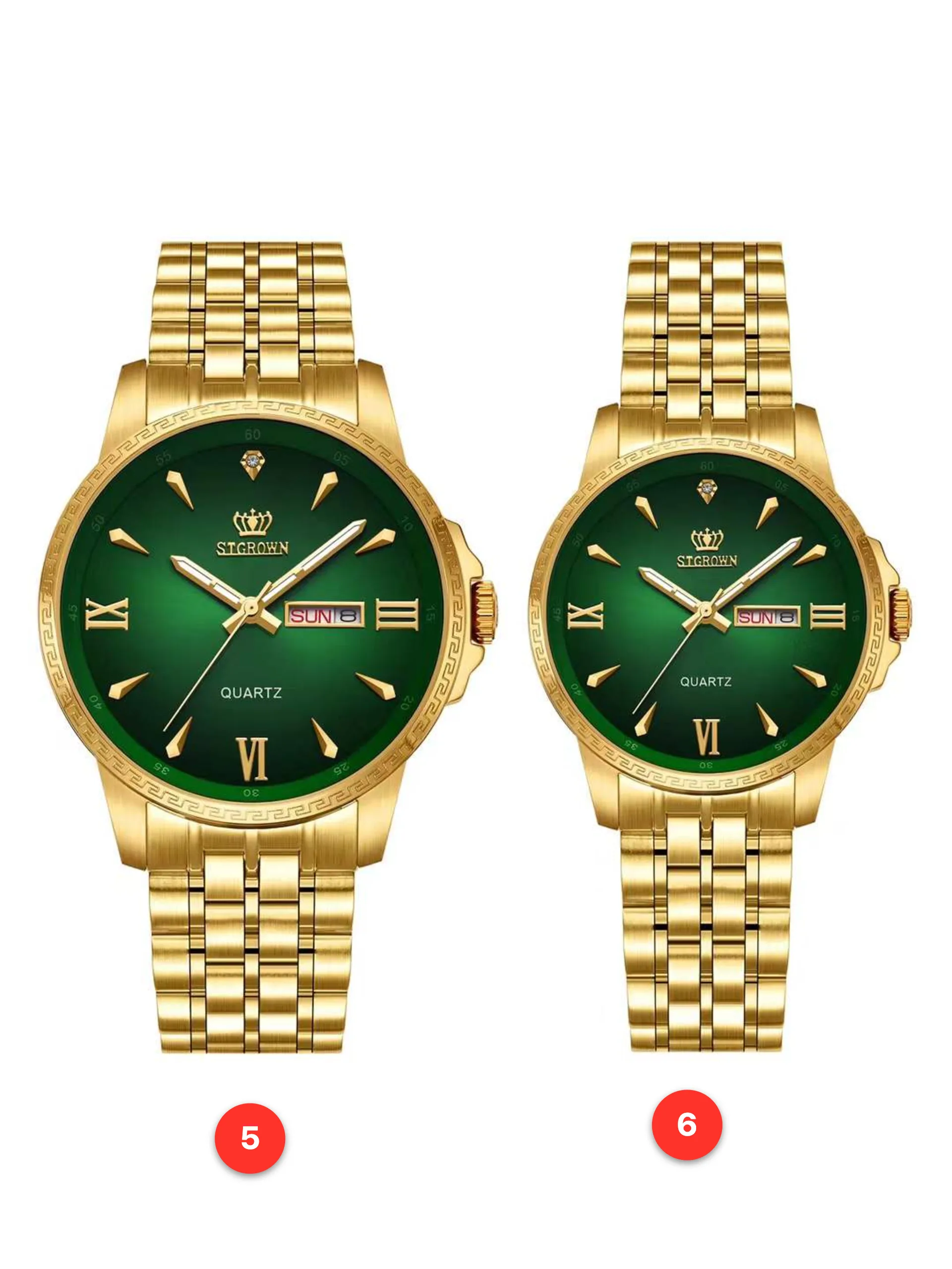 Couple 316L sapphire stainless steel quartz watches available for wholesale model 1
